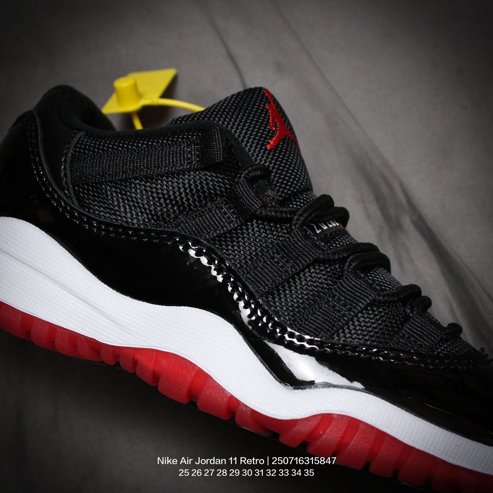 图片[6]-Jordan/乔丹 中大童学生的潮流童鞋❗️潮爹潮妈追寻的单品🎁采用贴膜牛培皮革鞋面材质，中底钢印及缜密拉帮效果❗️耐克乔丹Nike Air Jordan 11 Retro 乔丹中帮复古休闲文化篮球鞋\” 类型：童鞋 尺码：25 26 27 28 29 30 31 32 33 34 35-选品中心