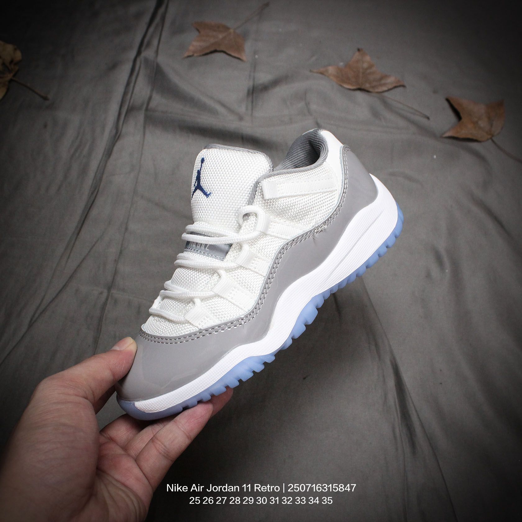 图片[3]-Jordan/乔丹 中大童学生的潮流童鞋❗️潮爹潮妈追寻的单品🎁采用贴膜牛培皮革鞋面材质，中底钢印及缜密拉帮效果❗️耐克乔丹Nike Air Jordan 11 Retro 乔丹中帮复古休闲文化篮球鞋\” 类型：童鞋 尺码：25 26 27 28 29 30 31 32 33 34 35-选品中心