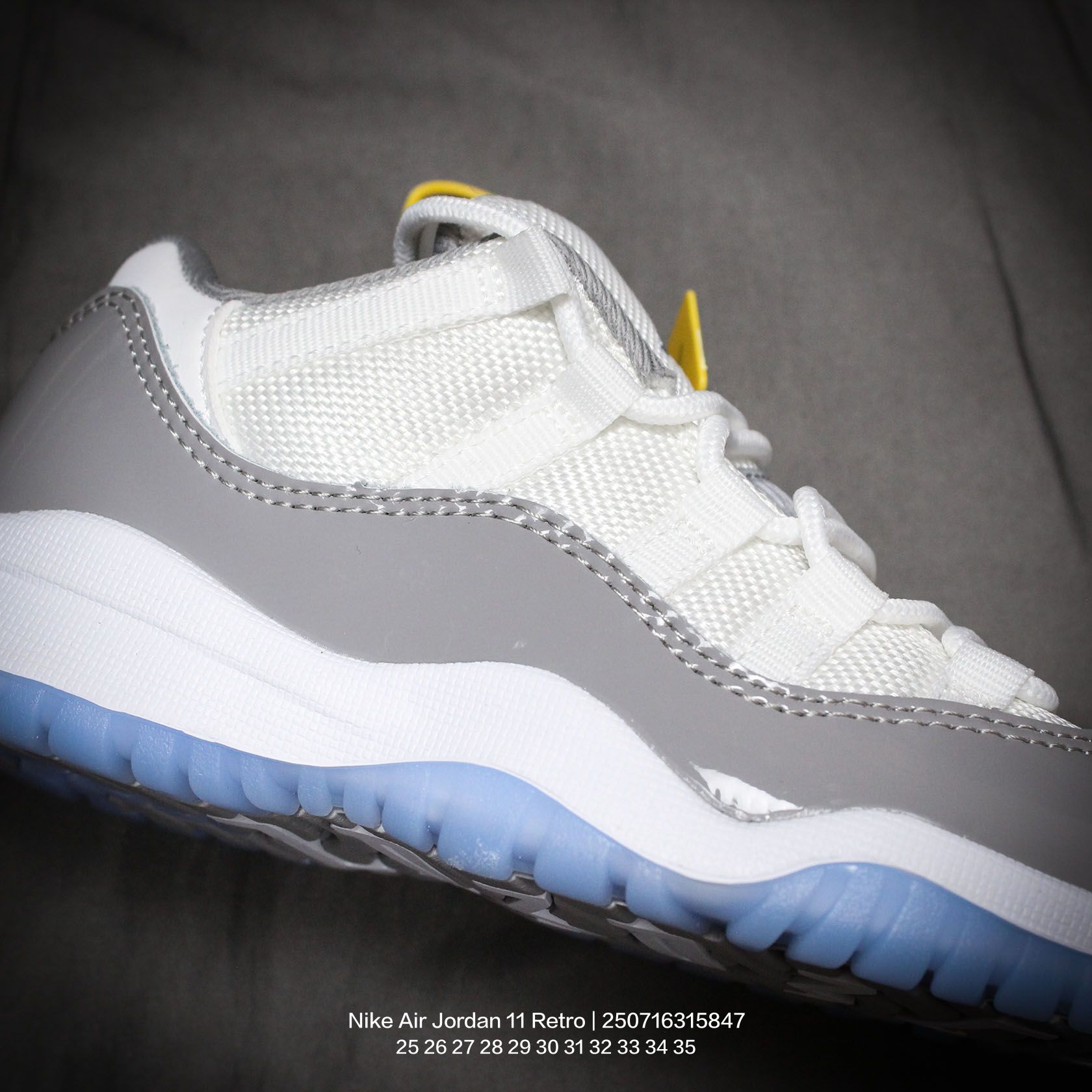 图片[6]-Jordan/乔丹 中大童学生的潮流童鞋❗️潮爹潮妈追寻的单品🎁采用贴膜牛培皮革鞋面材质，中底钢印及缜密拉帮效果❗️耐克乔丹Nike Air Jordan 11 Retro 乔丹中帮复古休闲文化篮球鞋\” 类型：童鞋 尺码：25 26 27 28 29 30 31 32 33 34 35-选品中心