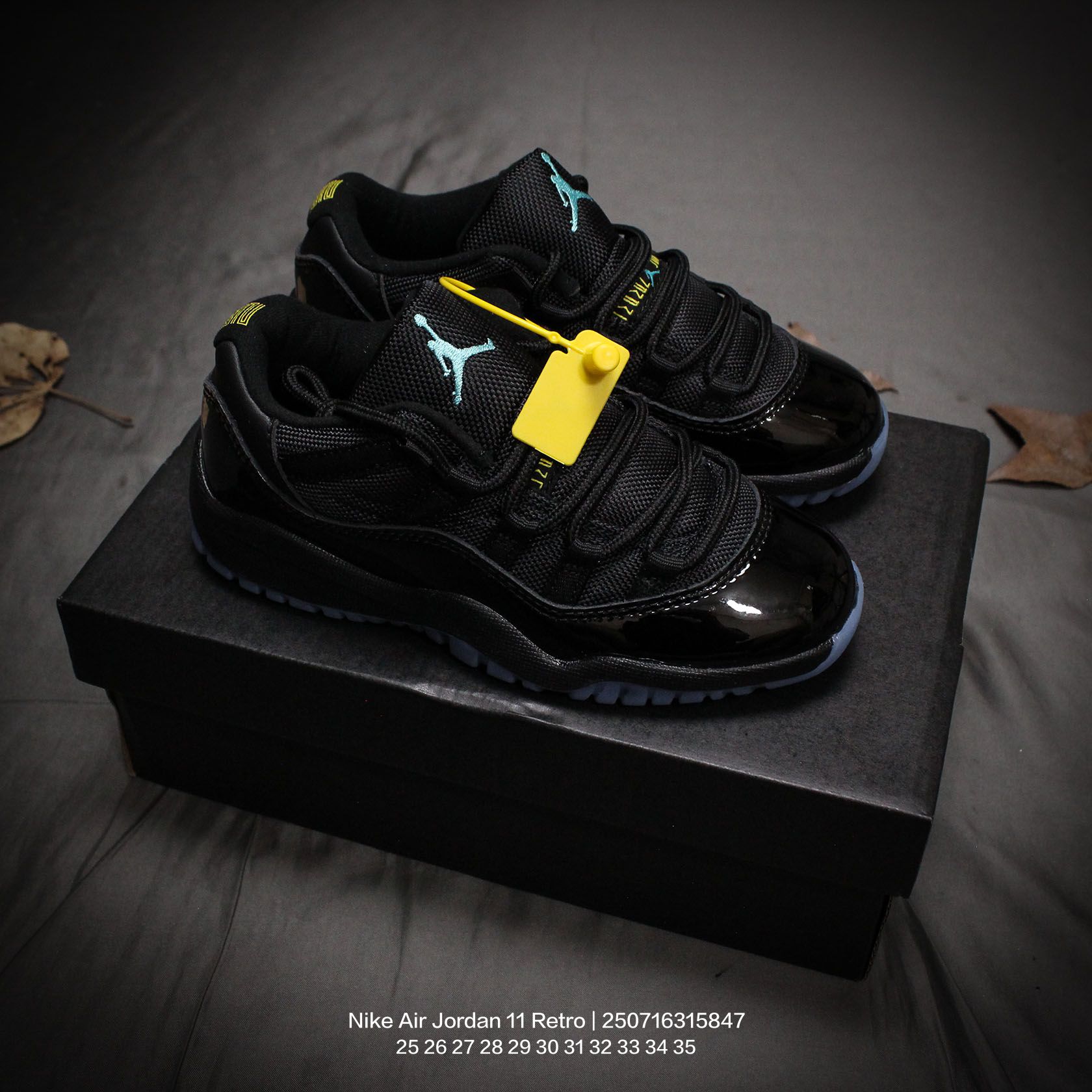 图片[9]-Jordan/乔丹 中大童学生的潮流童鞋❗️潮爹潮妈追寻的单品🎁采用贴膜牛培皮革鞋面材质，中底钢印及缜密拉帮效果❗️耐克乔丹Nike Air Jordan 11 Retro 乔丹中帮复古休闲文化篮球鞋\” 类型：童鞋 尺码：25 26 27 28 29 30 31 32 33 34 35-选品中心