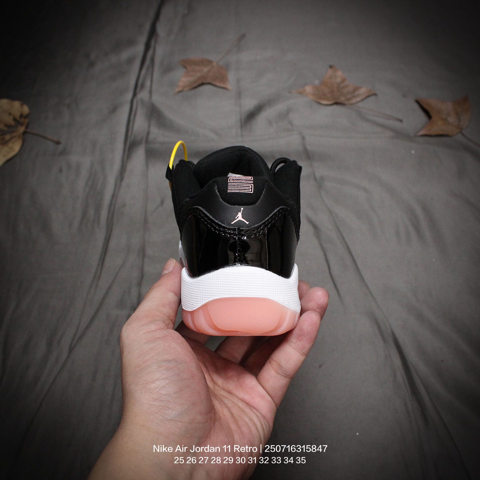 图片[4]-Jordan/乔丹 中大童学生的潮流童鞋❗️潮爹潮妈追寻的单品🎁采用贴膜牛培皮革鞋面材质，中底钢印及缜密拉帮效果❗️耐克乔丹Nike Air Jordan 11 Retro 乔丹中帮复古休闲文化篮球鞋\” 类型：童鞋 尺码：25 26 27 28 29 30 31 32 33 34 35-选品中心