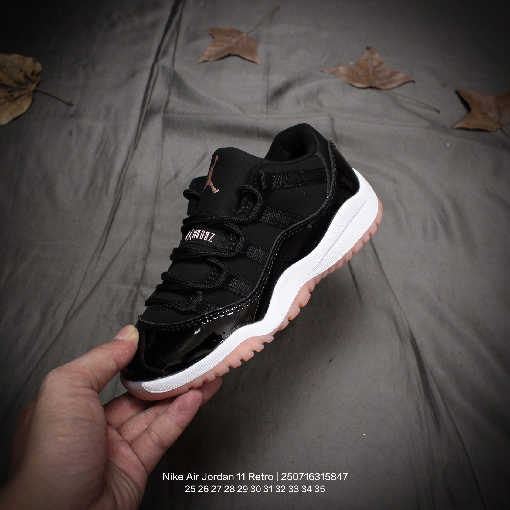 图片[3]-Jordan/乔丹 中大童学生的潮流童鞋❗️潮爹潮妈追寻的单品🎁采用贴膜牛培皮革鞋面材质，中底钢印及缜密拉帮效果❗️耐克乔丹Nike Air Jordan 11 Retro 乔丹中帮复古休闲文化篮球鞋\” 类型：童鞋 尺码：25 26 27 28 29 30 31 32 33 34 35-选品中心