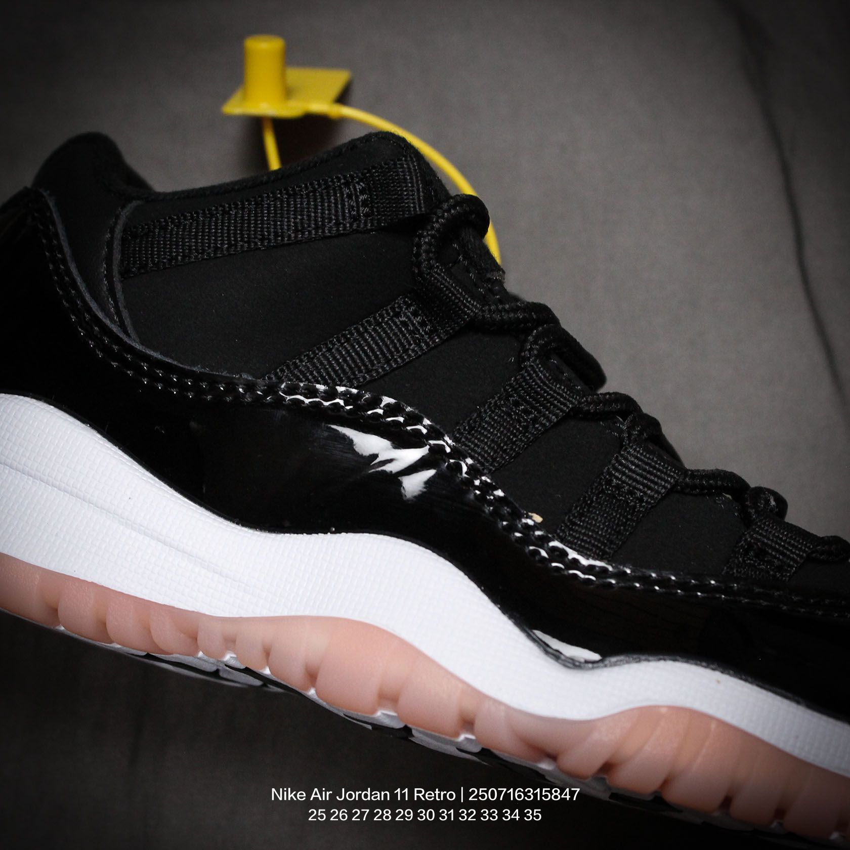 图片[6]-Jordan/乔丹 中大童学生的潮流童鞋❗️潮爹潮妈追寻的单品🎁采用贴膜牛培皮革鞋面材质，中底钢印及缜密拉帮效果❗️耐克乔丹Nike Air Jordan 11 Retro 乔丹中帮复古休闲文化篮球鞋\” 类型：童鞋 尺码：25 26 27 28 29 30 31 32 33 34 35-选品中心