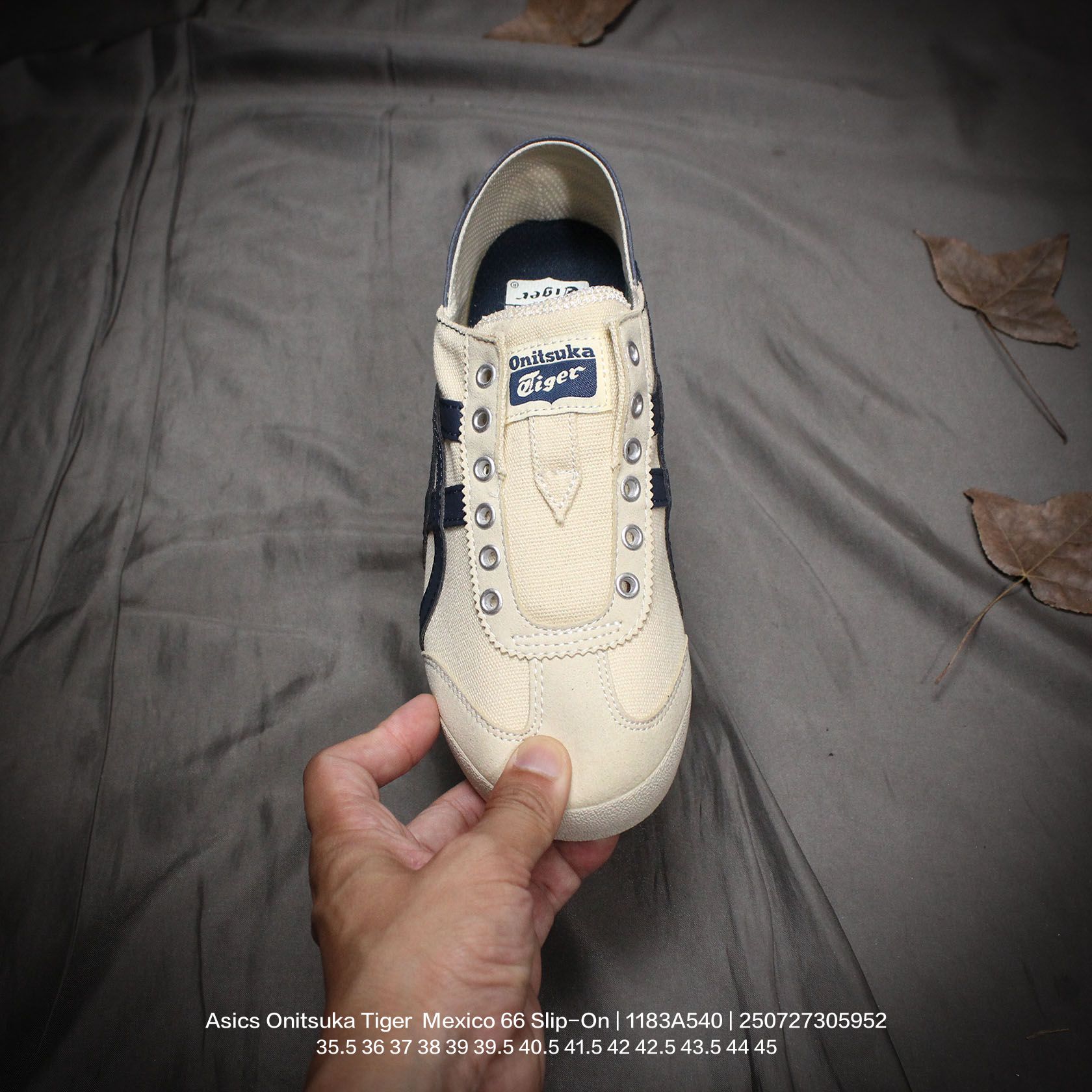 💰90
Asics/亚瑟士 原楦原纸版开发,超国标含胶率耐磨防滑RB大底❗️日产经典老牌-鬼塚虎/Onitsuka Tiger Mexico 66 Slip-On 墨西哥一脚蹬松紧带系列复古经典百搭休闲帆布慢跑鞋 1183A540
类型:男女鞋
码数:35.5 36 37 38 39 39.5 40.5 41.5 42 42.5 43.5 44 45
编码:250727305.952