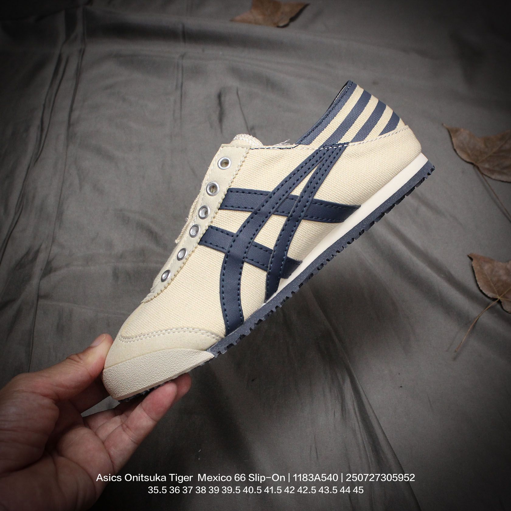 💰90
Asics/亚瑟士 原楦原纸版开发,超国标含胶率耐磨防滑RB大底❗️日产经典老牌-鬼塚虎/Onitsuka Tiger Mexico 66 Slip-On 墨西哥一脚蹬松紧带系列复古经典百搭休闲帆布慢跑鞋 1183A540
类型:男女鞋
码数:35.5 36 37 38 39 39.5 40.5 41.5 42 42.5 43.5 44 45
编码:250727305.952