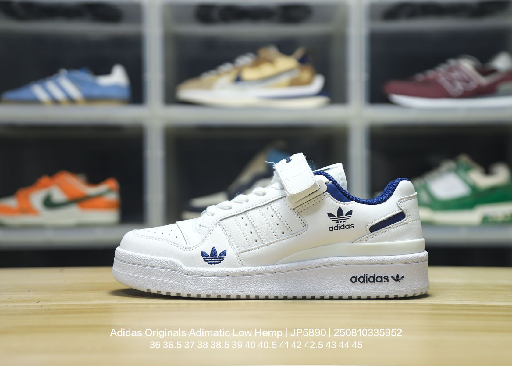 💰120
Adidas/阿迪达斯 男女鞋真标半码制，原楦原纸版数据开发，采用翻毛皮革鞋面材质，耐磨橡胶大底❗超火的阿迪达斯「鲨鱼面包鞋」新联名开启,中底造型有点酷！阿迪达斯Adidas Originals Adimatic Low Hemp"Wonder Silver Gum"马蒂奇系列低帮复古鲨鱼面包休闲运动休闲滑板板鞋 JP5900

类型：男女鞋
码数：36 36.5 37 38 38.5 39 40 40.5 41 42 42.5 43 44 45
编码：250810335.952