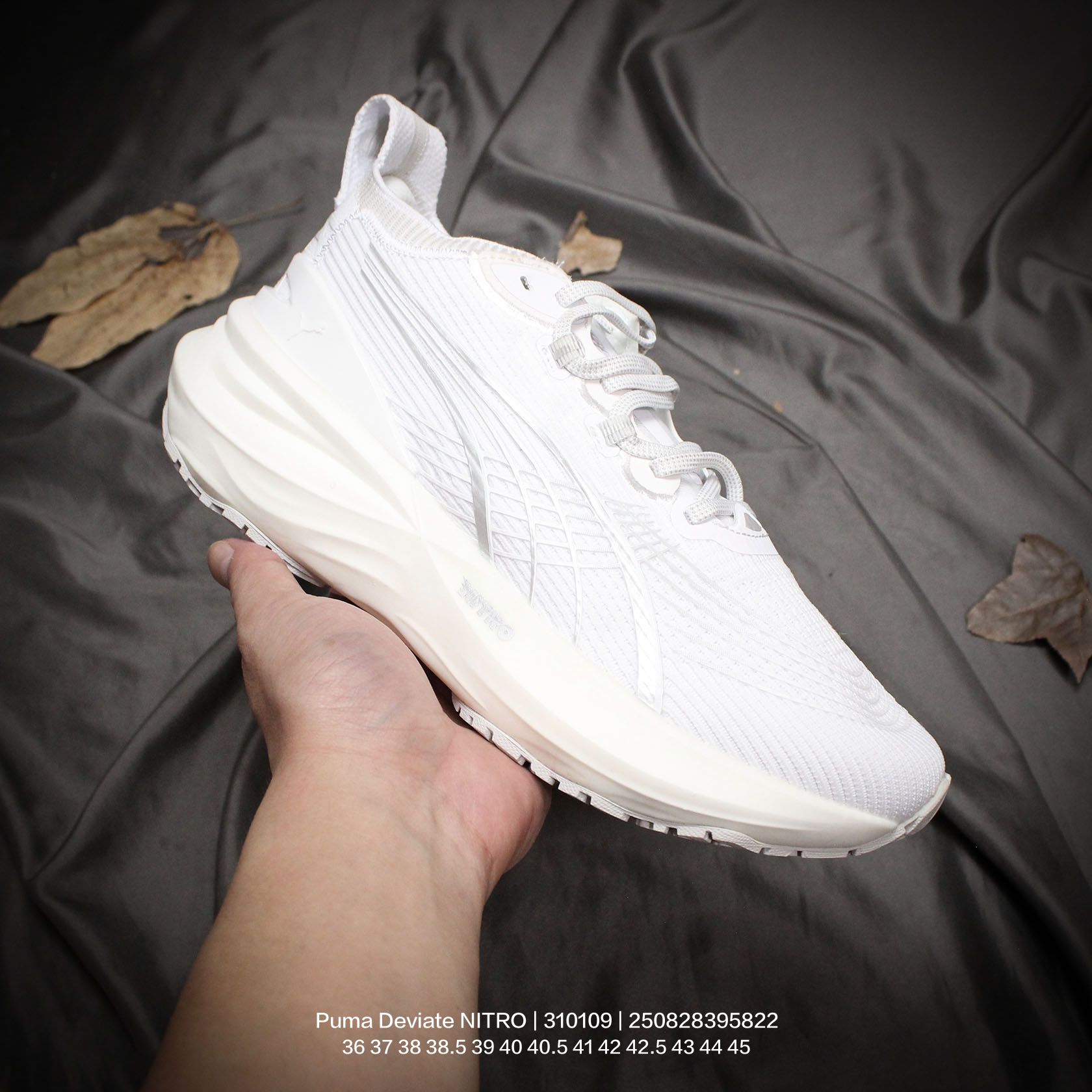 PUMA/彪马 原楦原纸版开发版型,采用人体工程学网织结构鞋面材质,中底采用双层式 NITRO 氮气科技中底,外置超轻耐磨底片❗️彪马Puma Deviate NITRO Elite Mag Max 彪破精英顶缓系列低帮氮气超轻量竞速休闲运动慢跑鞋 310109 类型:男女鞋 编码:250828395.822