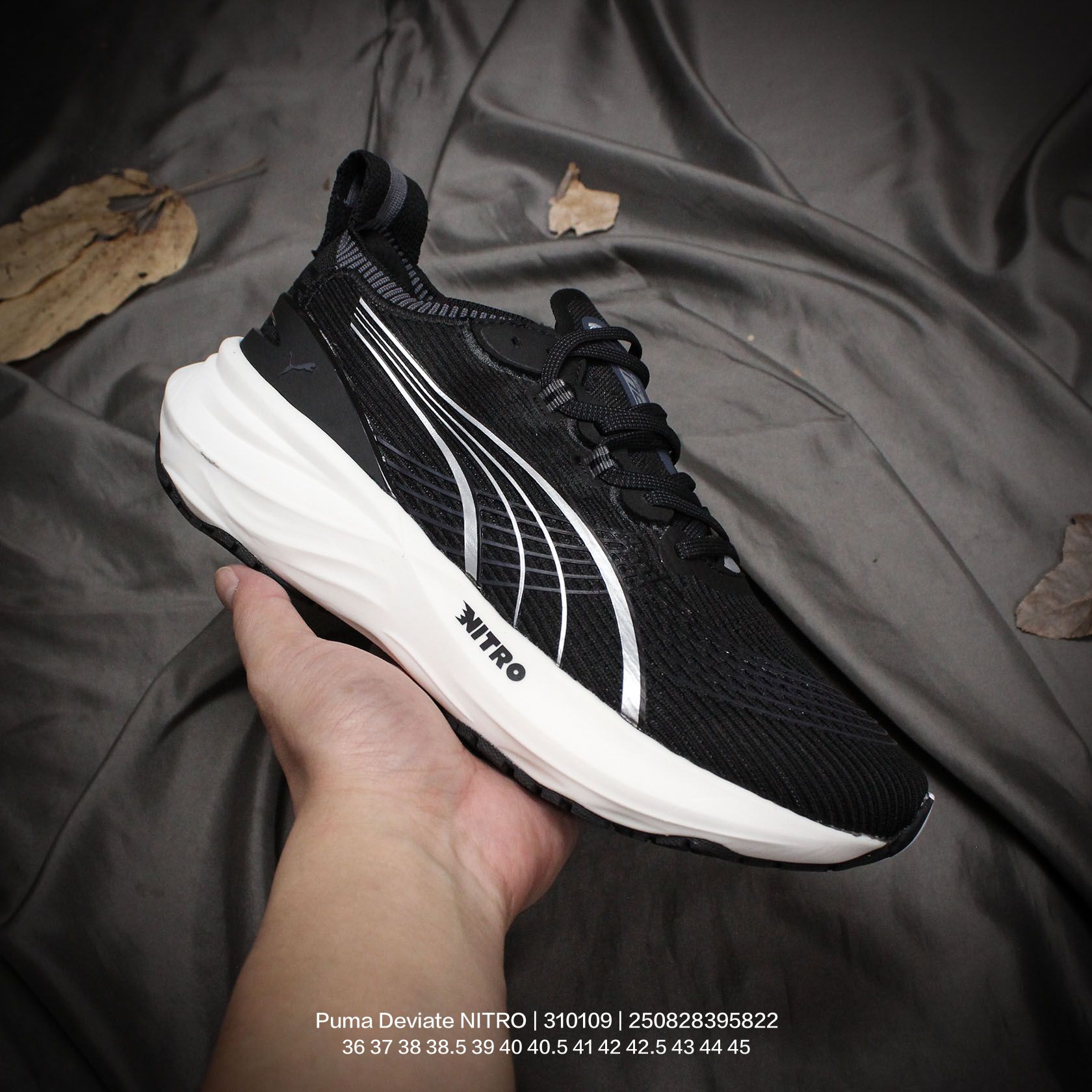 PUMA/彪马 原楦原纸版开发版型,采用人体工程学网织结构鞋面材质,中底采用双层式 NITRO 氮气科技中底,外置超轻耐磨底片❗️彪马Puma Deviate NITRO Elite Mag Max 彪破精英顶缓系列低帮氮气超轻量竞速休闲运动慢跑鞋 310109 类型:男女鞋 编码:250828395.822