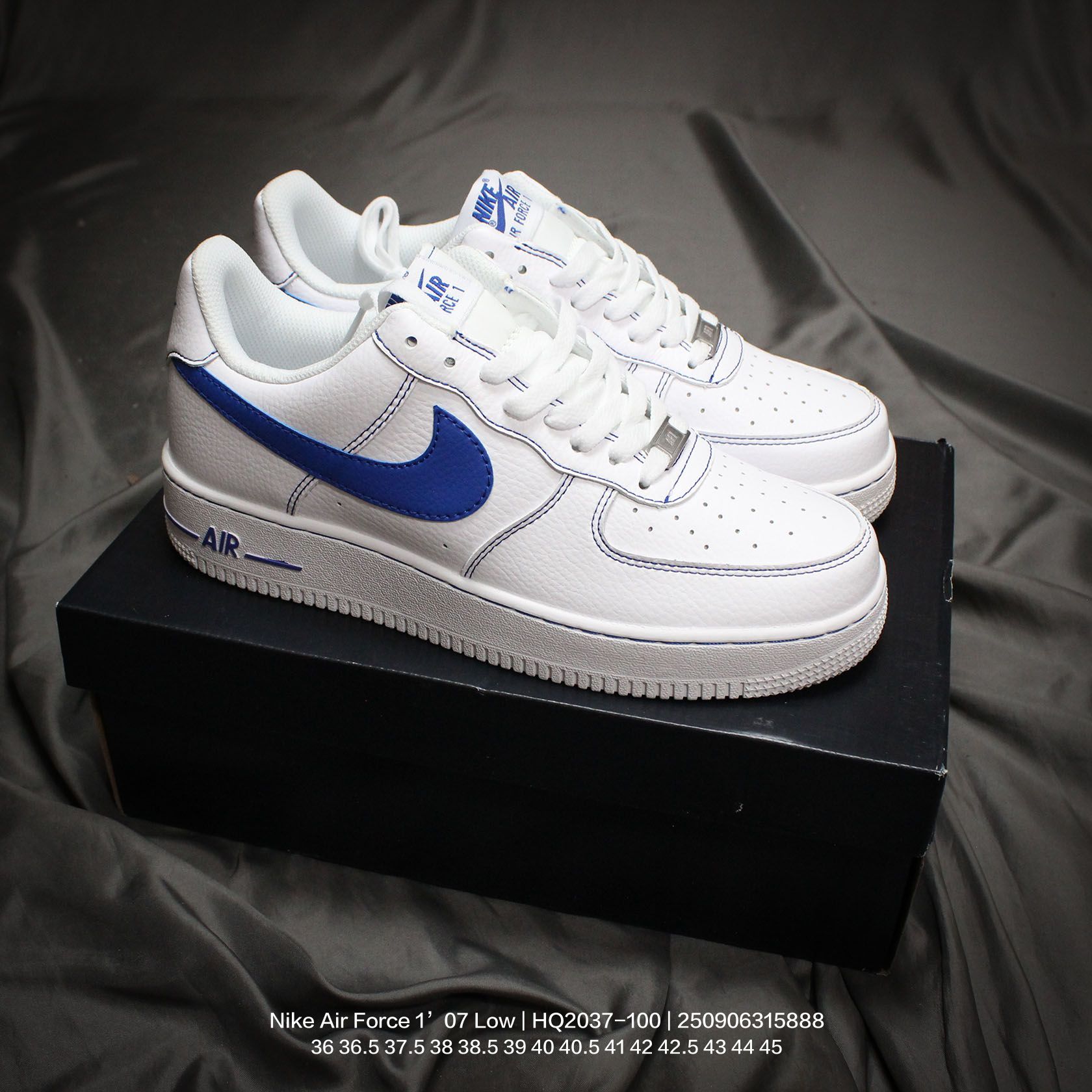 🈴💰100
Nike/耐克 男女鞋真标半码制,升级原楦原纸版数据开发版型,采用硬质牛剖革鞋面材质,内置全掌Air Sole气垫❗官方新色,耐克Nike Air Force 1’07 Low"White/Navy空军一号经典低帮百搭休闲运动板鞋“皮革白藏蓝钩子 HQ2037-100
类型:男女鞋
码数:36 36.5 37.5 38 38.5 39 40 40.5 41 42 42.5 43 44 45
编码:250906315.888