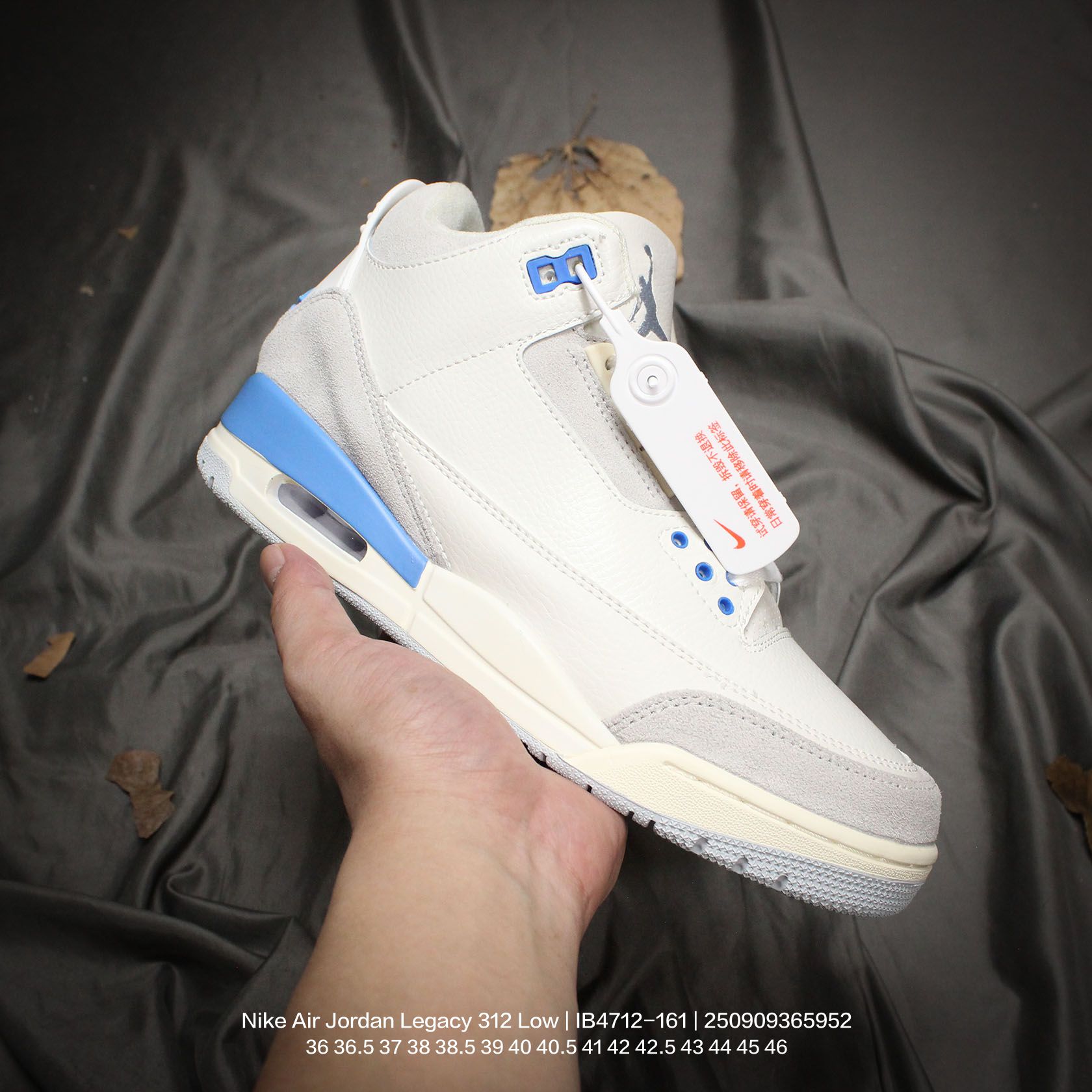 💰150
Jordan/乔丹 男女鞋半码制,原楦原纸版开发,采用硬质荔枝纹牛剖革组合爆裂纹饰片鞋面材质,中底PU内嵌开窗式Air缓震气垫,外置防滑耐磨橡胶大底❗️2025“蛇年”特别版,迎接农历新年!耐克Nike Air Jordan Legacy 312 Low"Year of the Snake"乔丹最强三合一混合版本低帮文化休闲运动篮球鞋“米白酒红金标蛇年 IB4712-161
类型:男女鞋
码数:36 36.5 37 38 38.5 39 40 40.5 41 42 42.5 43 44 45 46
编码:250909365.952