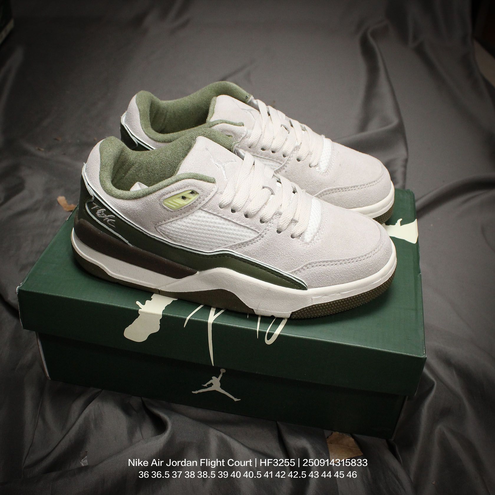 🈴💰100
Jordan/乔丹 男女鞋真标半码制,升级原楦原纸版数据开发版型,采用翻毛皮组合荔枝纹牛剖革鞋面材质,缜密定位拉帮及注胶效果,中底PU缓震组合防滑耐磨橡胶外底❗简约,但有点吸睛!耐克Nike Air Jordan Flight Court "Anthracite Sail"飞行网球场系列低帮复古休闲运动文化网球板鞋鞋 HF3255
类型:男女鞋
码数:36 36.5 37 38 38.5 39 40 40.5 41 42 42.5 43 44 45 46
编码:250914315.833