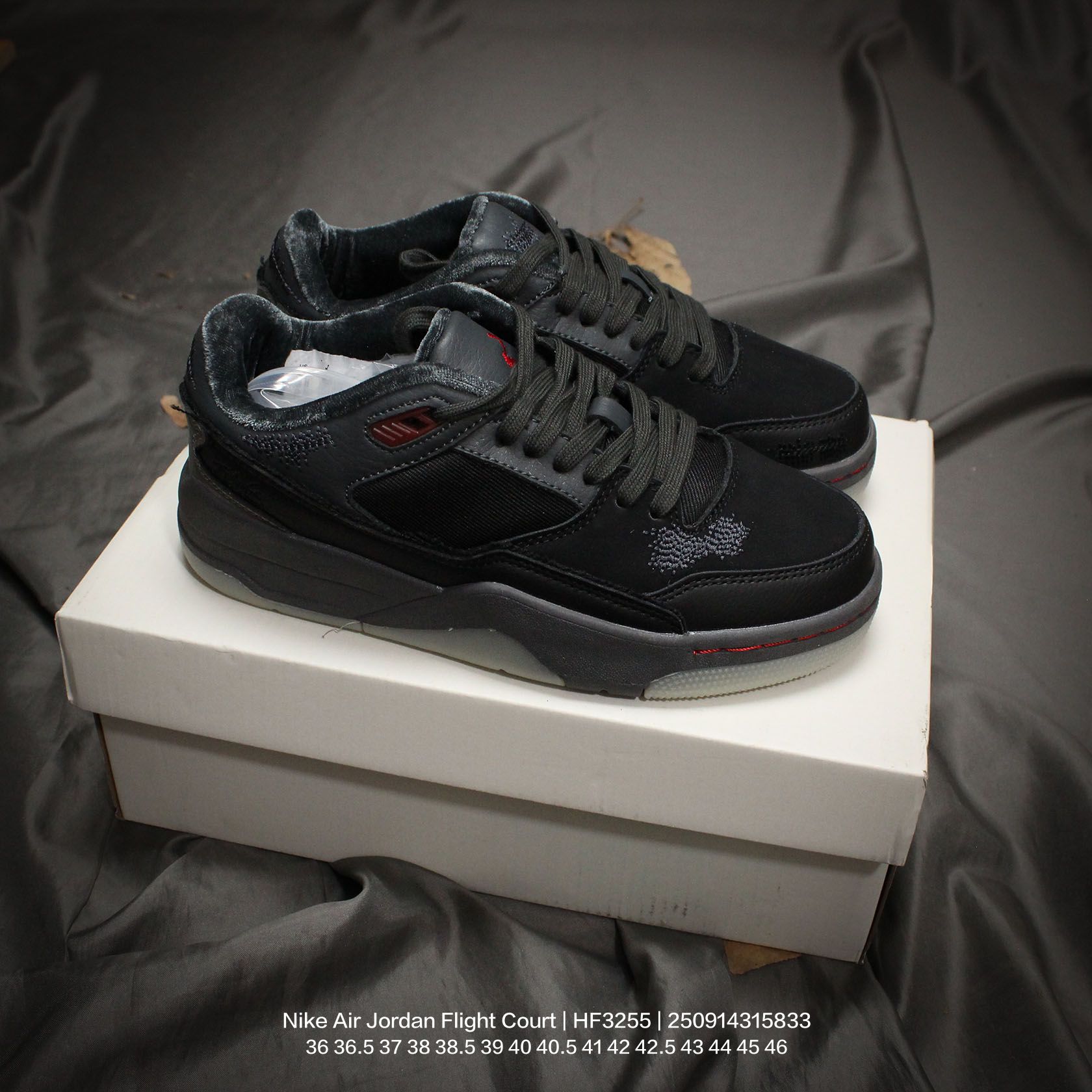 🈴💰100
Jordan/乔丹 男女鞋真标半码制,升级原楦原纸版数据开发版型,采用翻毛皮组合荔枝纹牛剖革鞋面材质,缜密定位拉帮及注胶效果,中底PU缓震组合防滑耐磨橡胶外底❗简约,但有点吸睛!耐克Nike Air Jordan Flight Court "Anthracite Sail"飞行网球场系列低帮复古休闲运动文化网球板鞋鞋 HF3255
类型:男女鞋
码数:36 36.5 37 38 38.5 39 40 40.5 41 42 42.5 43 44 45 46
编码:250914315.833