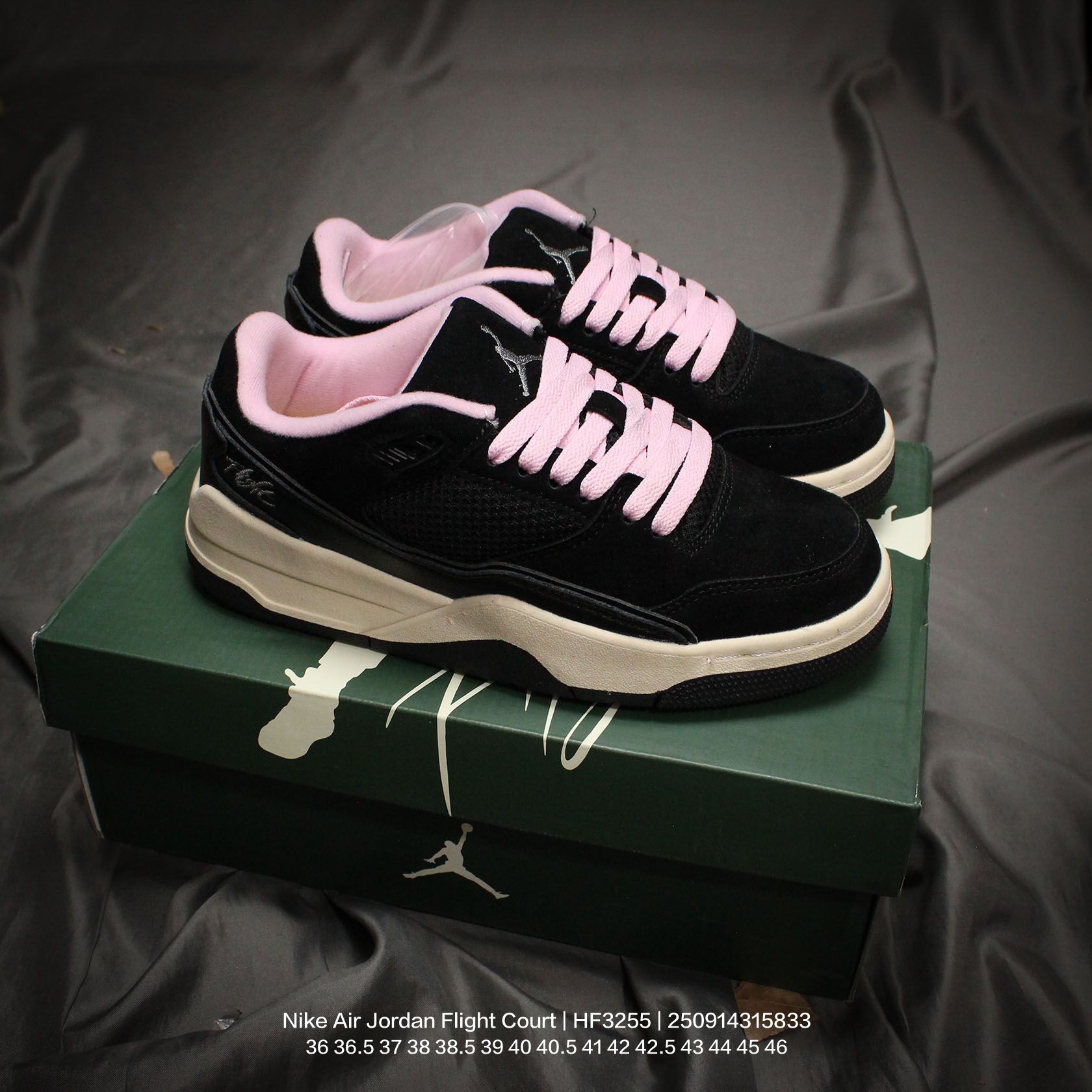 🈴💰100
Jordan/乔丹 男女鞋真标半码制,升级原楦原纸版数据开发版型,采用翻毛皮组合荔枝纹牛剖革鞋面材质,缜密定位拉帮及注胶效果,中底PU缓震组合防滑耐磨橡胶外底❗简约,但有点吸睛!耐克Nike Air Jordan Flight Court "Anthracite Sail"飞行网球场系列低帮复古休闲运动文化网球板鞋鞋 HF3255
类型:男女鞋
码数:36 36.5 37 38 38.5 39 40 40.5 41 42 42.5 43 44 45 46
编码:250914315.833