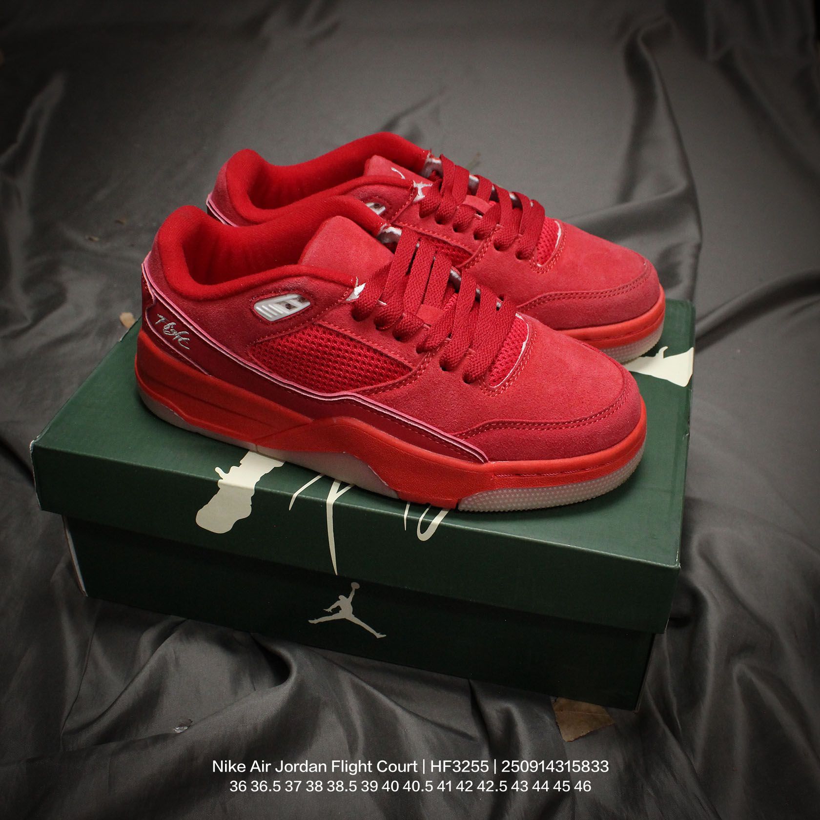 🈴💰100
Jordan/乔丹 男女鞋真标半码制,升级原楦原纸版数据开发版型,采用翻毛皮组合荔枝纹牛剖革鞋面材质,缜密定位拉帮及注胶效果,中底PU缓震组合防滑耐磨橡胶外底❗简约,但有点吸睛!耐克Nike Air Jordan Flight Court "Anthracite Sail"飞行网球场系列低帮复古休闲运动文化网球板鞋鞋 HF3255
类型:男女鞋
码数:36 36.5 37 38 38.5 39 40 40.5 41 42 42.5 43 44 45 46
编码:250914315.833