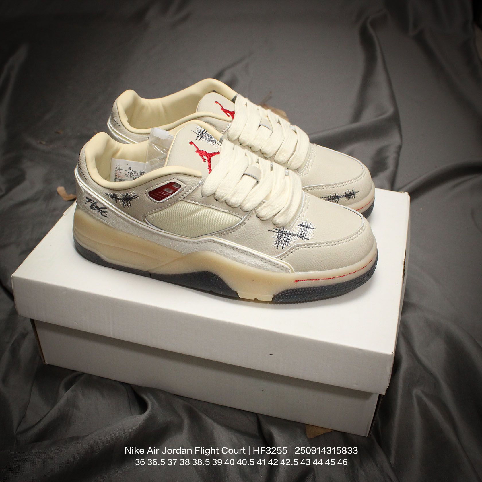 🈴💰100
Jordan/乔丹 男女鞋真标半码制,升级原楦原纸版数据开发版型,采用翻毛皮组合荔枝纹牛剖革鞋面材质,缜密定位拉帮及注胶效果,中底PU缓震组合防滑耐磨橡胶外底❗简约,但有点吸睛!耐克Nike Air Jordan Flight Court "Anthracite Sail"飞行网球场系列低帮复古休闲运动文化网球板鞋鞋 HF3255
类型:男女鞋
码数:36 36.5 37 38 38.5 39 40 40.5 41 42 42.5 43 44 45 46
编码:250914315.833