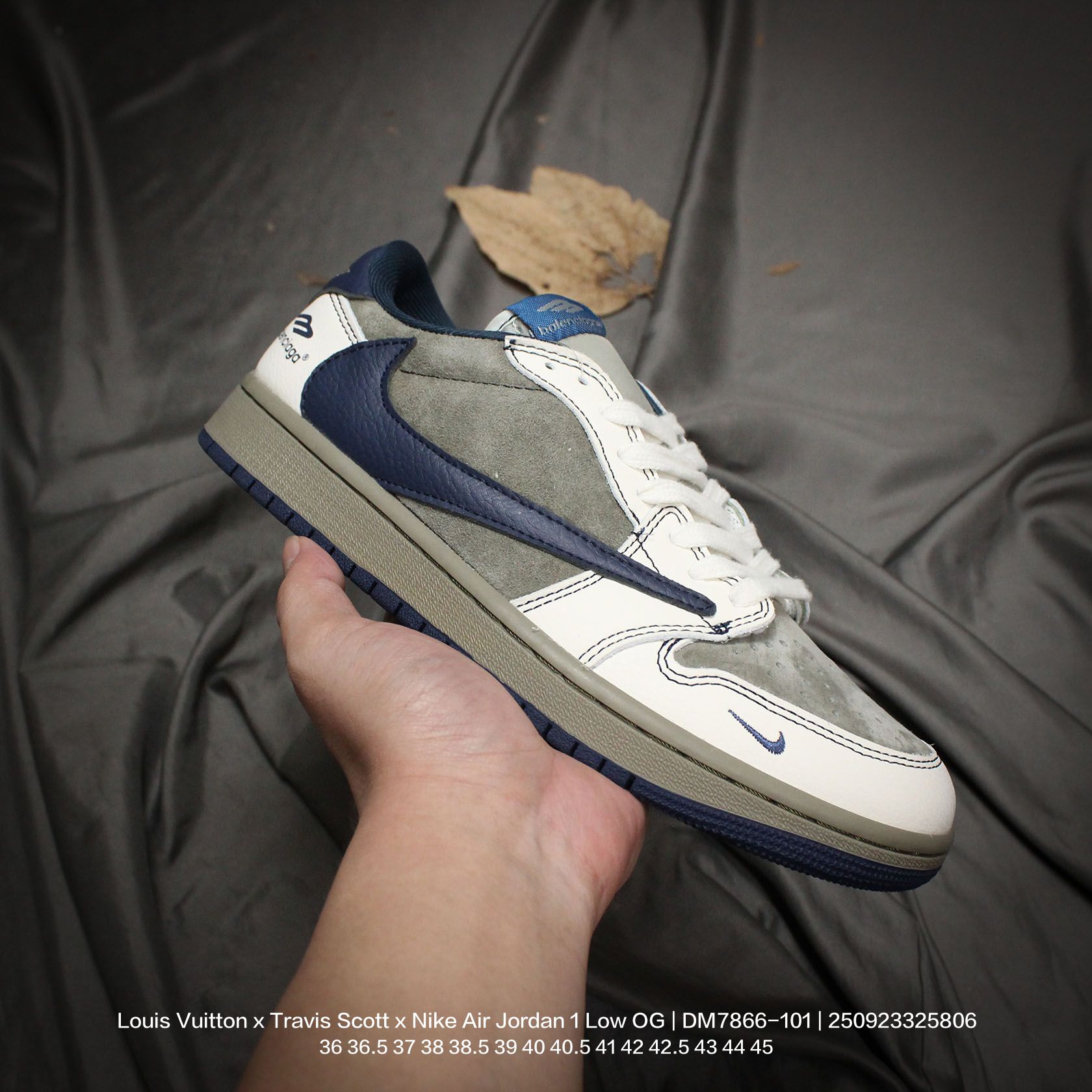 💰110
Jordan/乔丹 男女鞋真标半码制,采用硬质牛剖革鞋面材质,内置气垫及耐磨橡胶大底❗️当红嘻哈歌手特拉维斯·斯科特定制联乘法国顶级高奢品牌·路易威登Louis Vuitton x Travis Scott x Nike Air Jordan 1 Low OG SP"Black/White/Monogram"AJ1乔丹一代经典低帮文化百搭休闲运动篮球鞋“TS联名LV老花倒钩 DM7866-101
类型:男女鞋
码数:36 36.5 37 38 38.5 39 40 40.5 41 42 42.5 43 44 45
编码:250923325.806