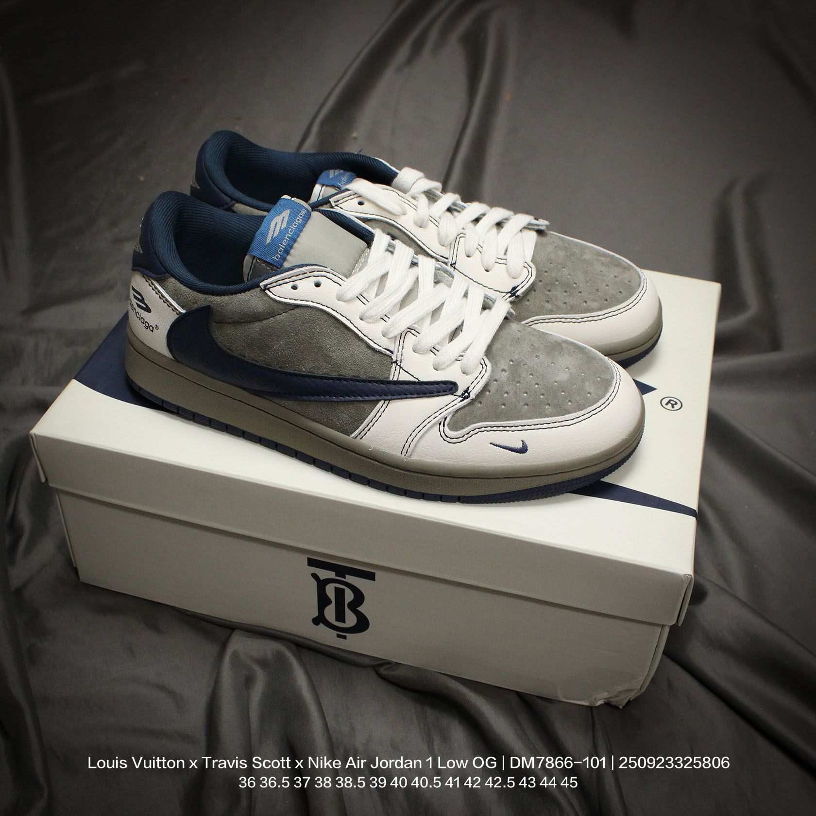 🈴💰110
Jordan/乔丹 男女鞋真标半码制,采用硬质牛剖革鞋面材质,内置气垫及耐磨橡胶大底❗️当红嘻哈歌手特拉维斯·斯科特定制联乘法国顶级高奢品牌·路易威登Louis Vuitton x Travis Scott x Nike Air Jordan 1 Low OG SP"Black/White/Monogram"AJ1乔丹一代经典低帮文化百搭休闲运动篮球鞋“TS联名LV老花倒钩 DM7866-101
类型:男女鞋
码数:36 36.5 37 38 38.5 39 40 40.5 41 42 42.5 43 44 45
编码:250923325.806