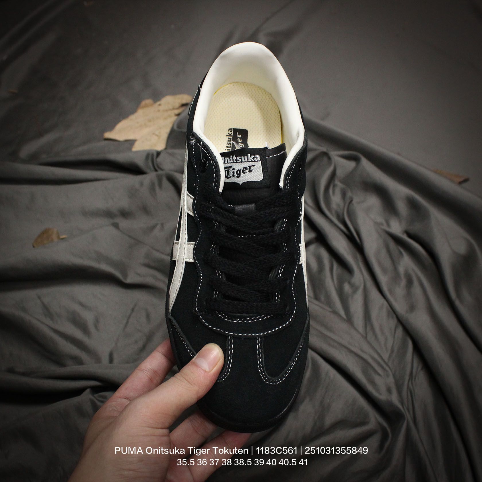 💰140
亚瑟士 男女鞋真标半码制,升级原楦原纸版开发,采用荔枝纹牛剖革鞋面材质,外置耐磨耐弯折RB大底❗️鬼塚虎新款德训鞋!鬼塚虎新款德训鞋!日产经典老牌-鬼塚虎/Onitsuka Tiger Tokuten 得分系列低帮厚底复古德训风休闲运动板鞋 1183C561
类型:男女鞋
码数: 35.5 36 37 38 38.5 39 40 40.5 41
编码:251031355.849