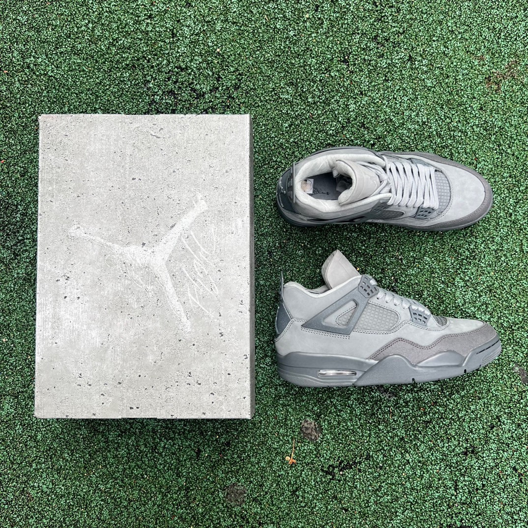 补货通知aj4灰色裁片纯原版️AirJordan4AJ4SE灰黑巴黎奥运会休闲中帮篮球鞋FQ7928-0