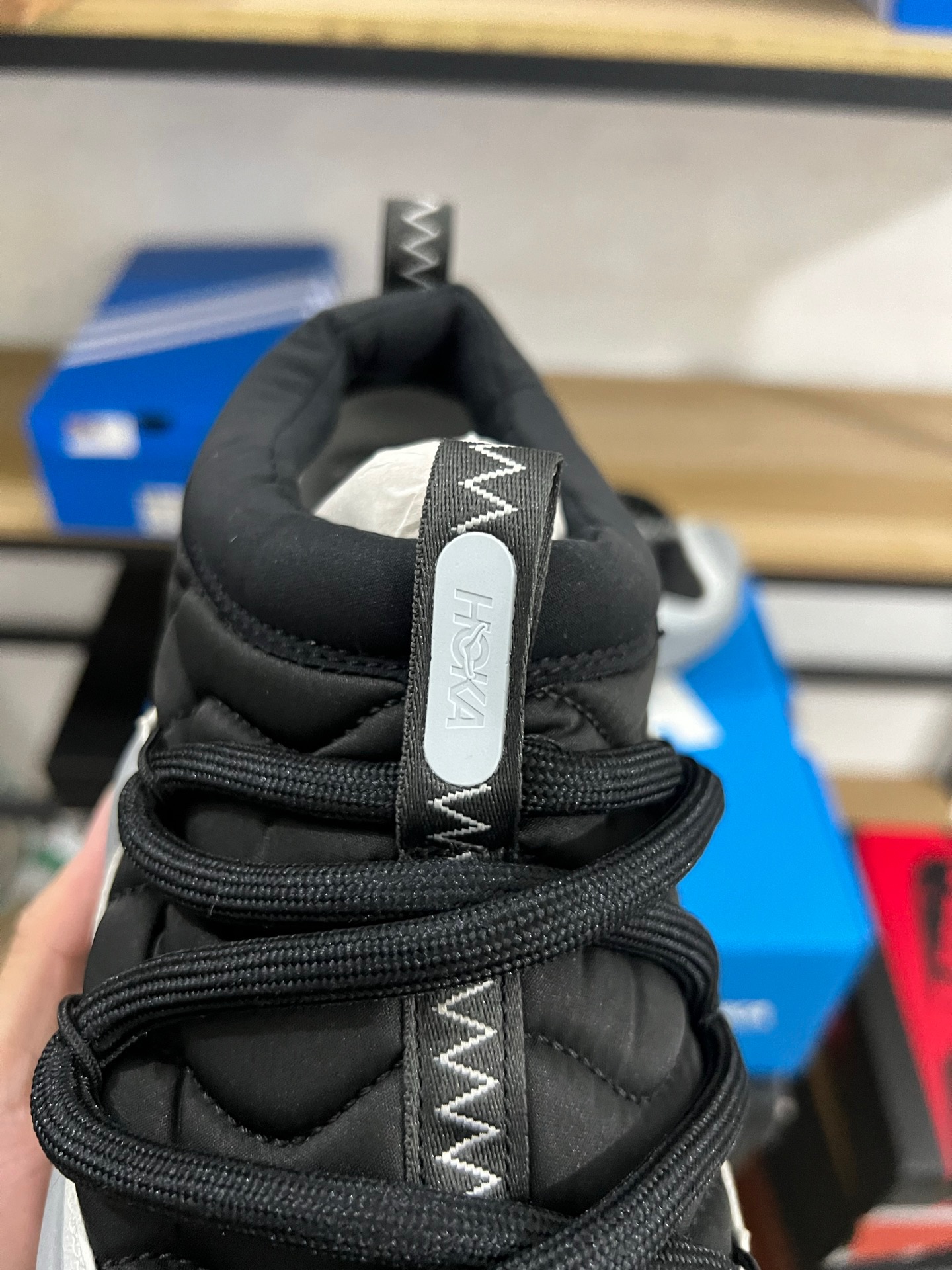 HOKA ONE ONE Ora Primo 黑灰 加绒 保暖 货号：-BBNB尺码：37-47，n