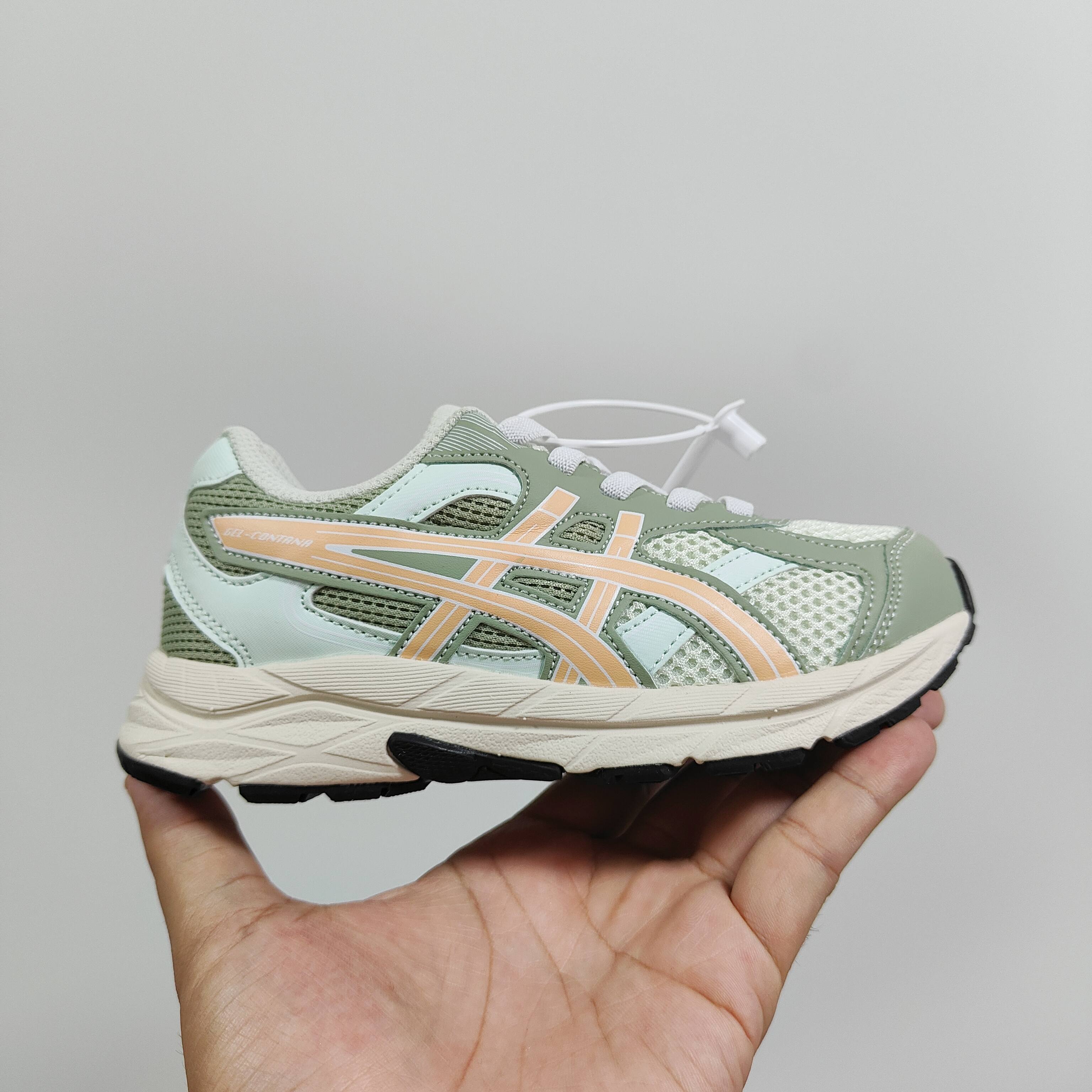 图片[3]-亚瑟士GEL松紧带童鞋26-37 缓震跑步鞋GEL胶柔韧舒适缓冲，橡胶轻便组合防滑大底，松紧带设计，海玻璃鞋垫超舒适☁️潮范儿十足🆒-选品中心