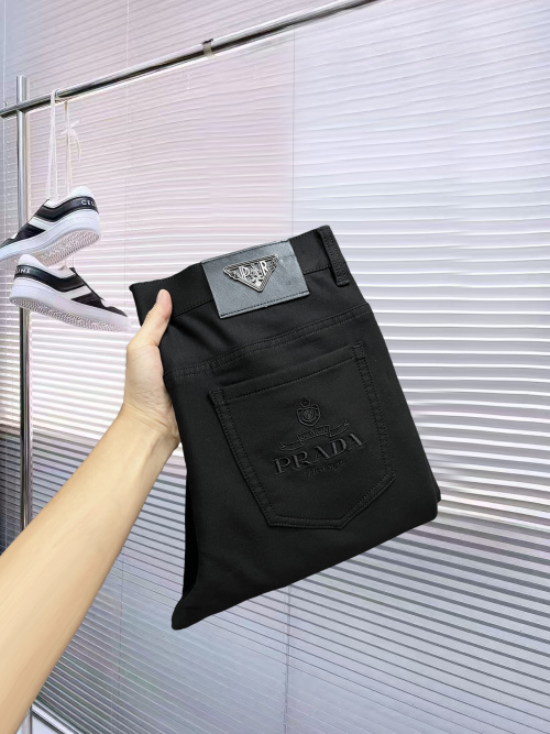 Prada 2025 High-End Black Casual Pants - Stylish, Comfortable, and Versatile 1 Prada 2025 High-End Black Casual Pants - Stylish, Comfortable, and Versatile