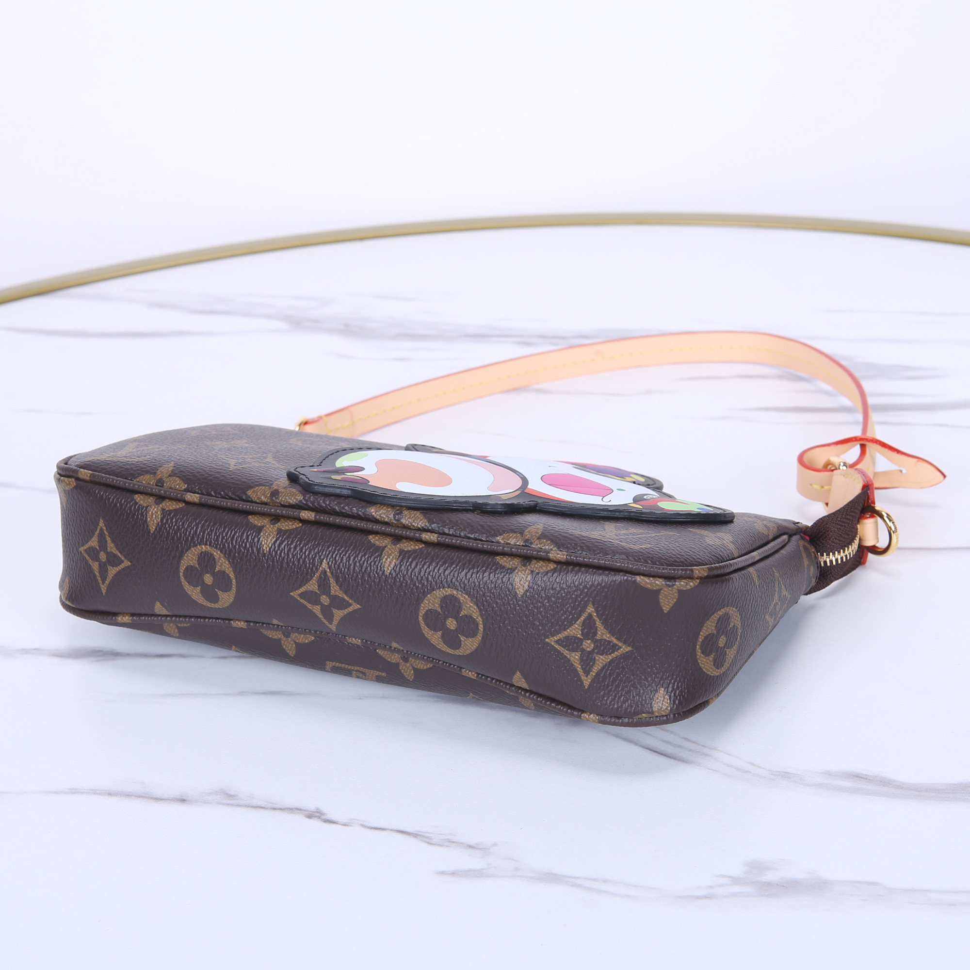 Louis Vuitton Pochette Accessoires Murakami Panda Monogram Canvas Bag 7 i1739601026379 2351 0 5