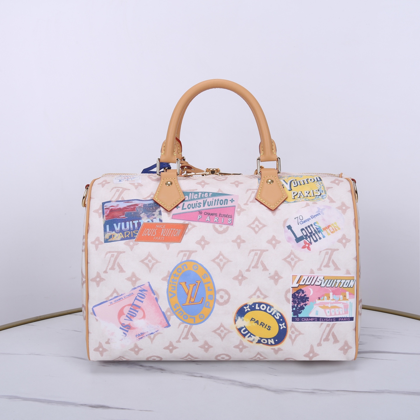 Louis Vuitton Speedy Soft 30 Handbag Monogram Dune 4 i1747028398199 4269 0 2