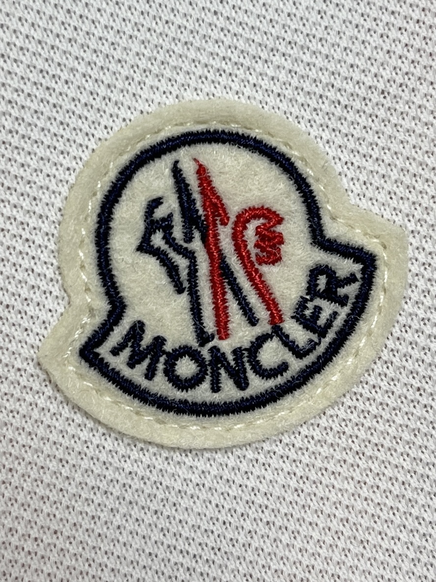 moncler2024FW秋冬翻领长袖Polo新款经典logo徽标领子袖子定织经典配色条纹定制字母标识纽