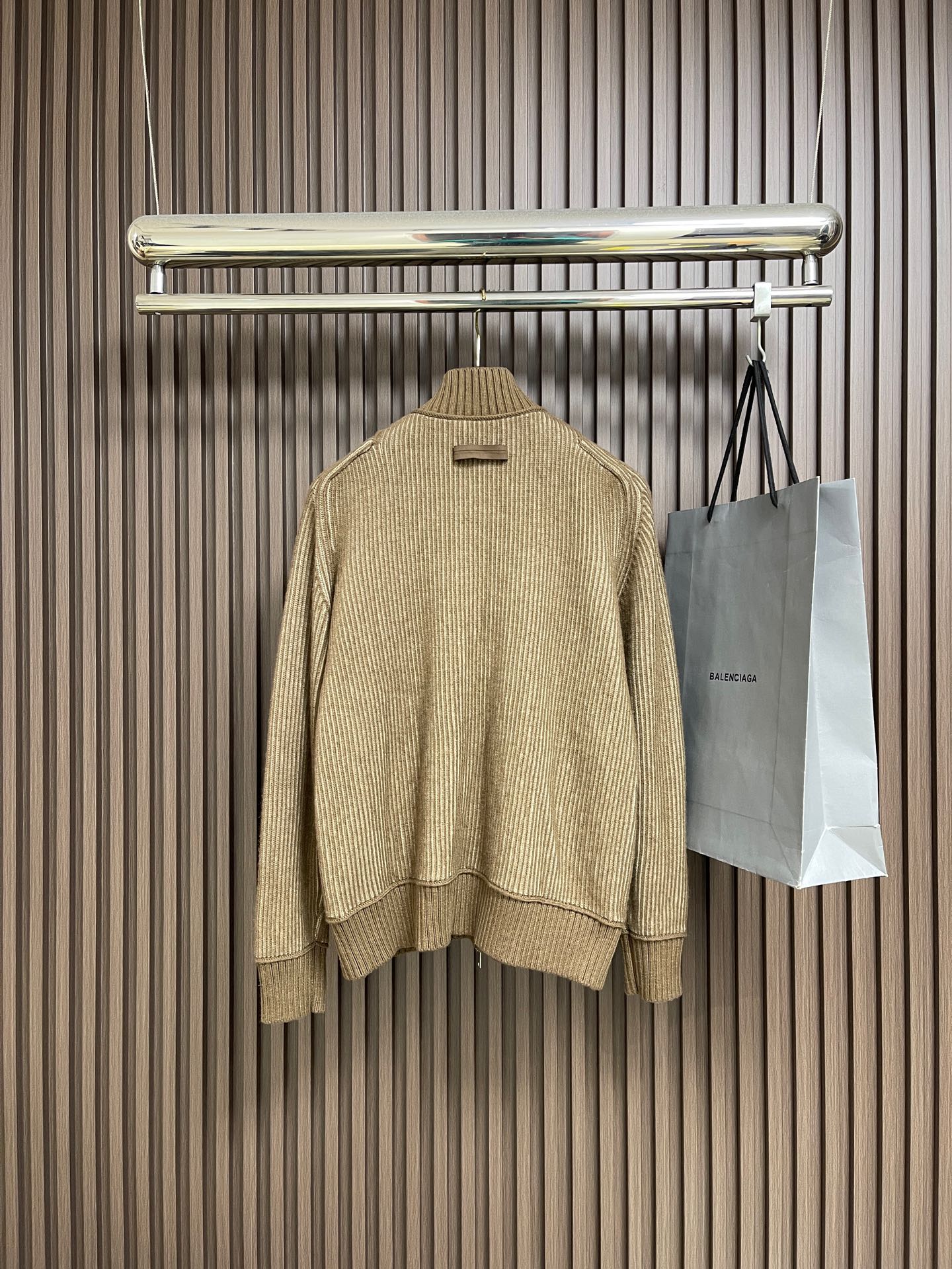 🛒🛒Zegna 2025fw立体提花羊毛针织拉链毛衣，毛料采用7针进口机编织制造采用羊毛含量纱线纱线定染