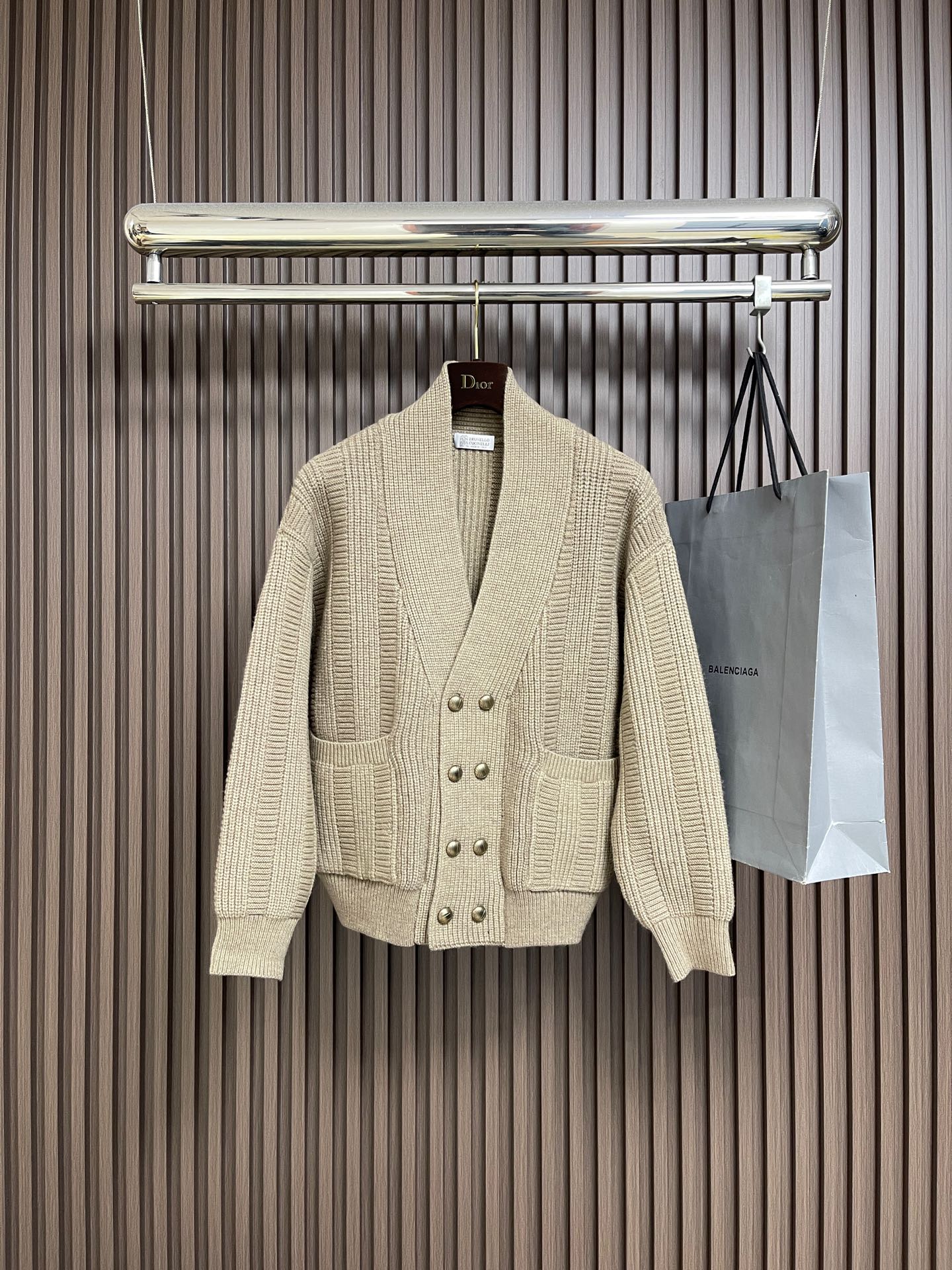 🛒🛒Brunello Cucinelli BC 2025ss秋冬新款针织开衫，采用进口混纺面料 柔软细腻