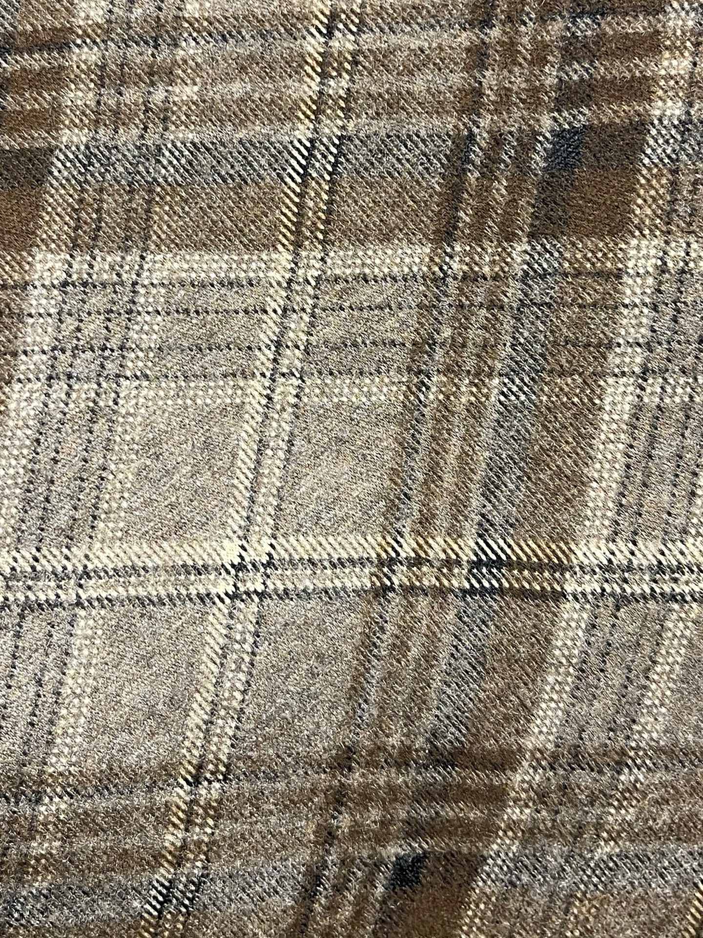 🛒🛒BV 加厚加绒定制暖棕色格调格仔裤，BV匠心打造的加厚加绒格仔裤，把冬日温暖与意式优雅缝进每一道细节