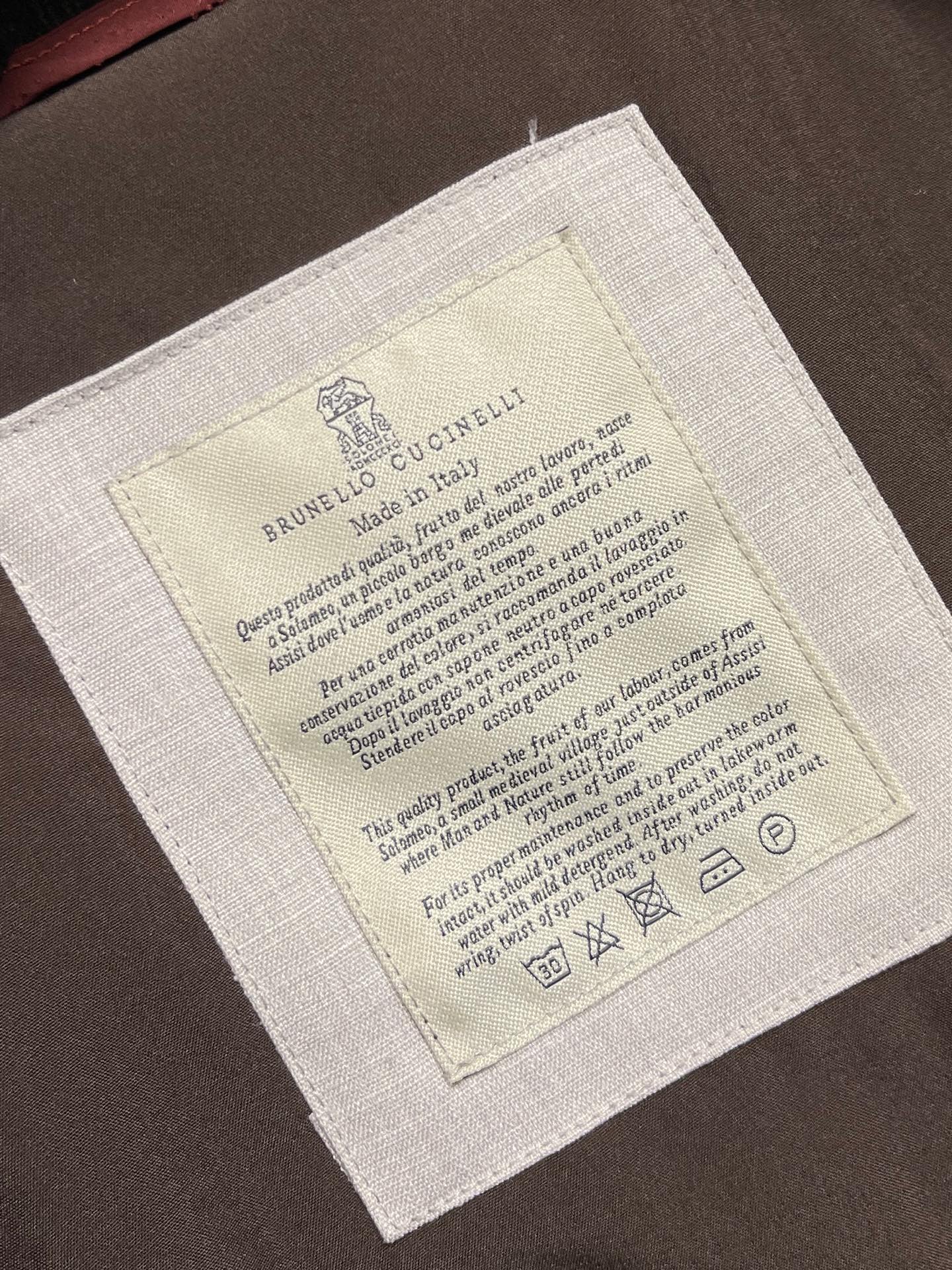 🛒🛒BrunelloCucinelli布鲁内洛·库奇内利 BC 2026SS 新款男士夹克外套，经典设计