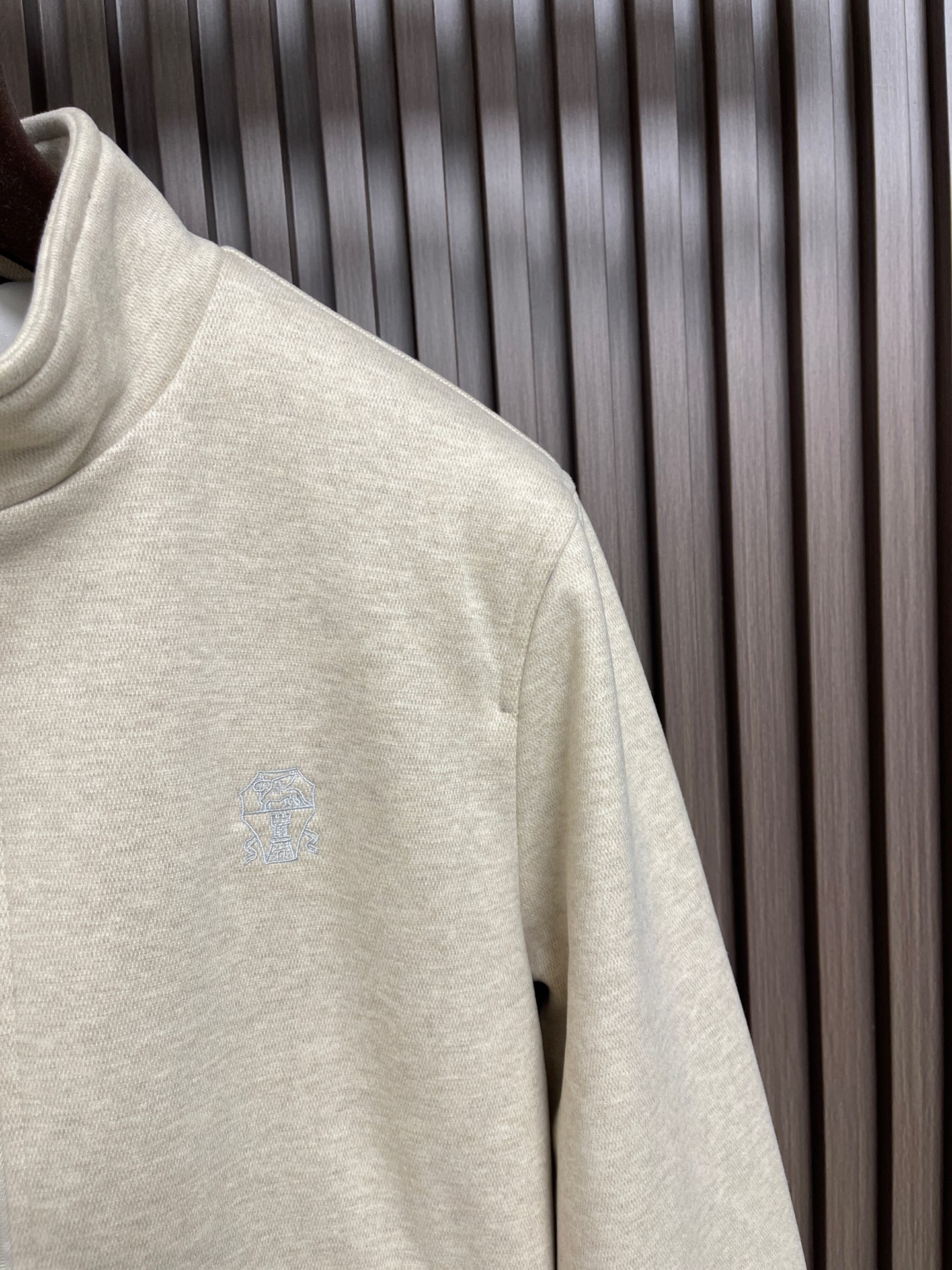 🛒🛒BrunelloCucinelli布鲁内洛·库奇内利 BC 长袖立领夹克外套，臻选高端弹力纯棉棉面料