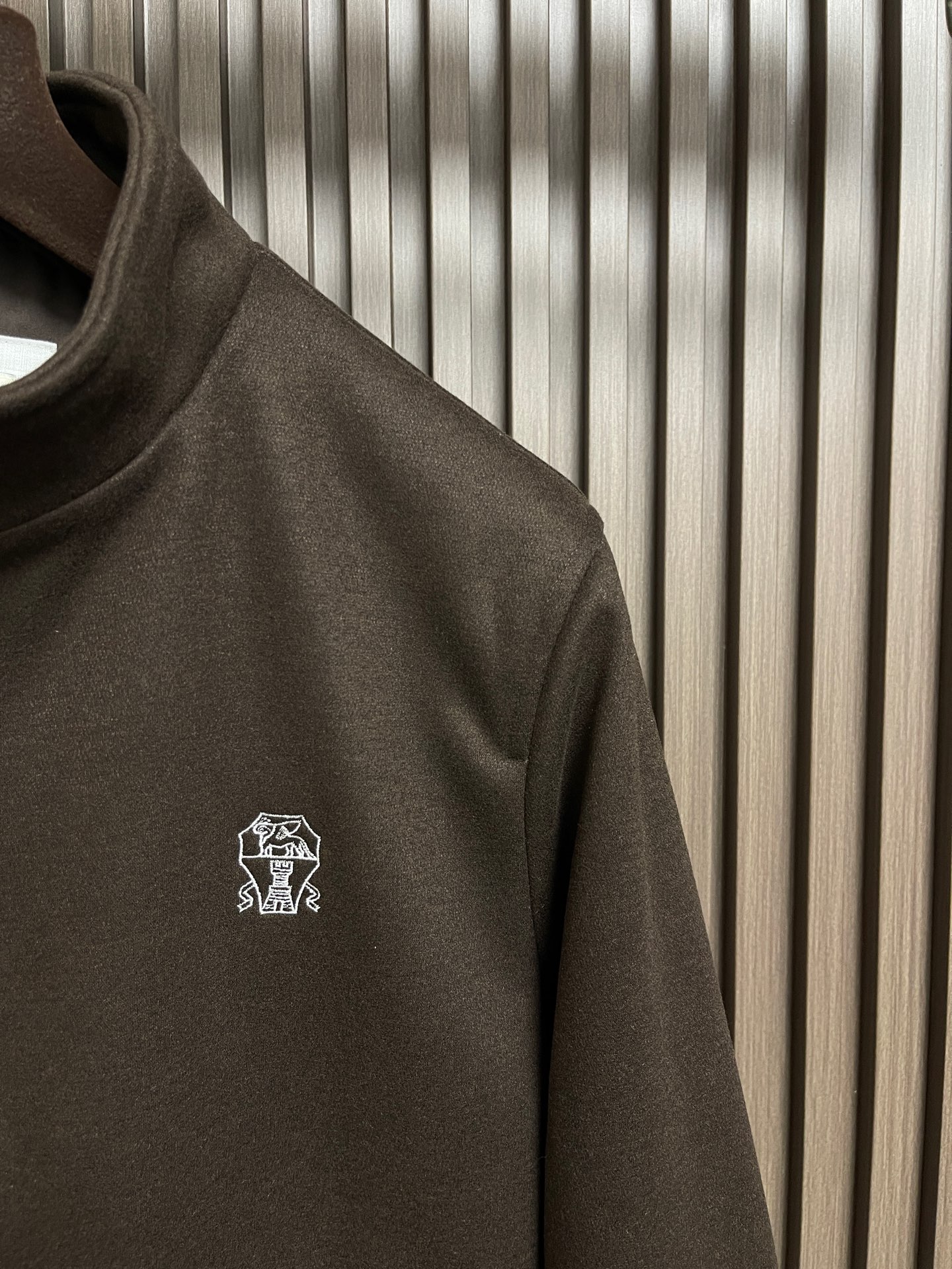 🛒🛒BrunelloCucinelli布鲁内洛·库奇内利 BC 长袖立领夹克外套，臻选高端弹力纯棉棉面料