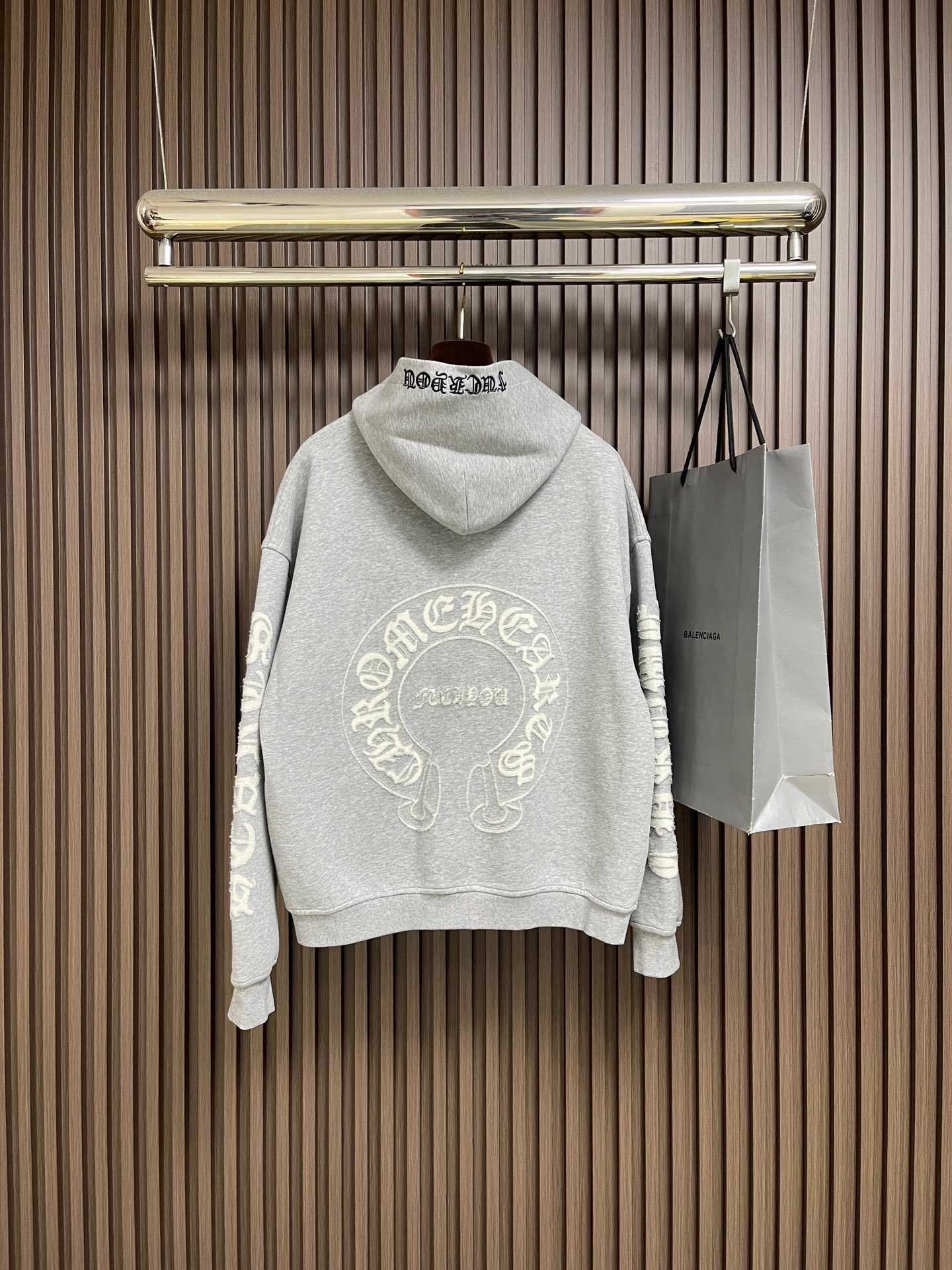 🛒🛒Come Hearts ch 克罗心十字徽标贴布刺绣连帽卫衣 定制重磅堡垒交织空气棉 质感十足 厚重