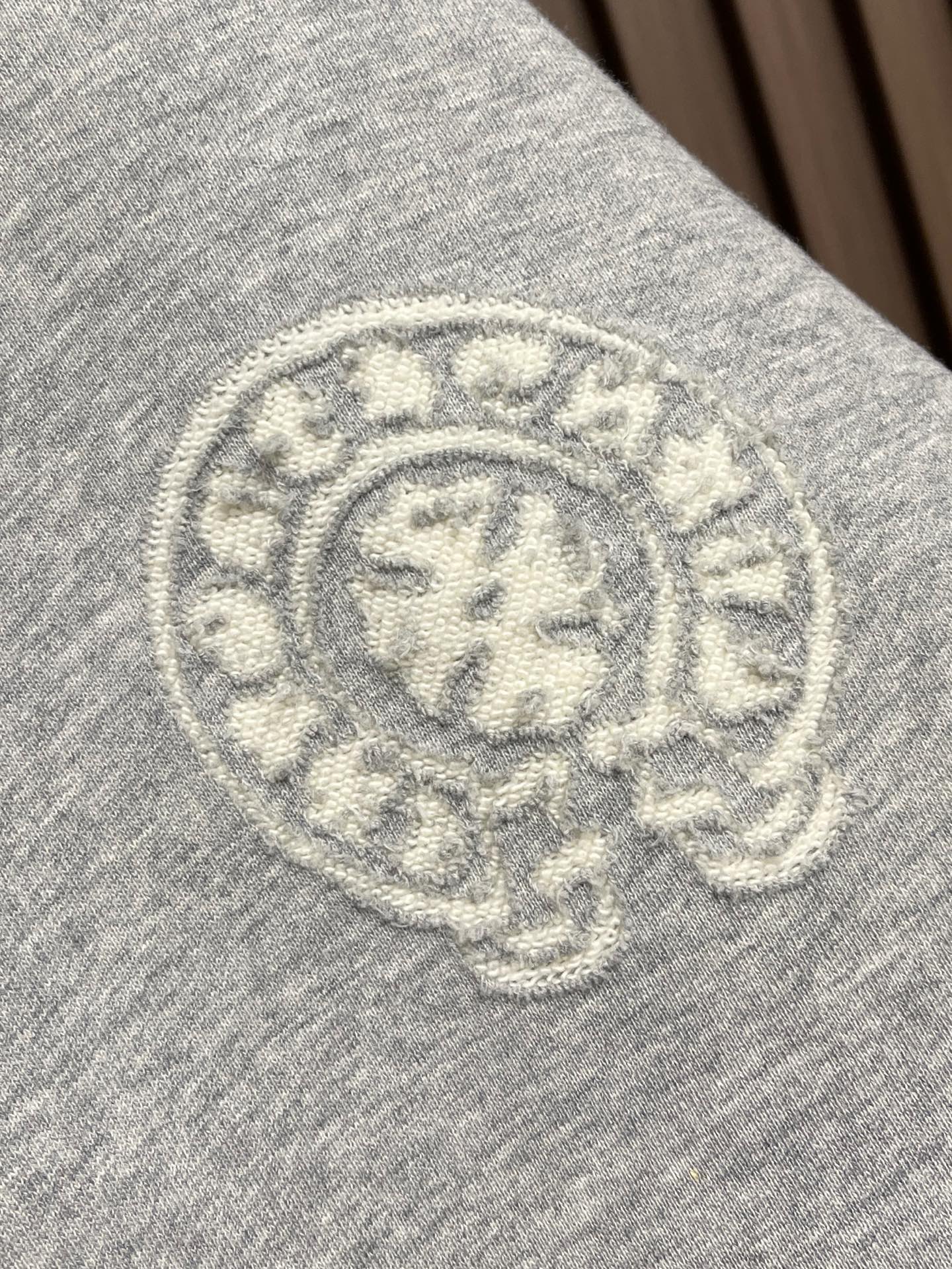 🛒🛒Come Hearts ch 克罗心十字徽标贴布刺绣连帽卫衣 定制重磅堡垒交织空气棉 质感十足 厚重