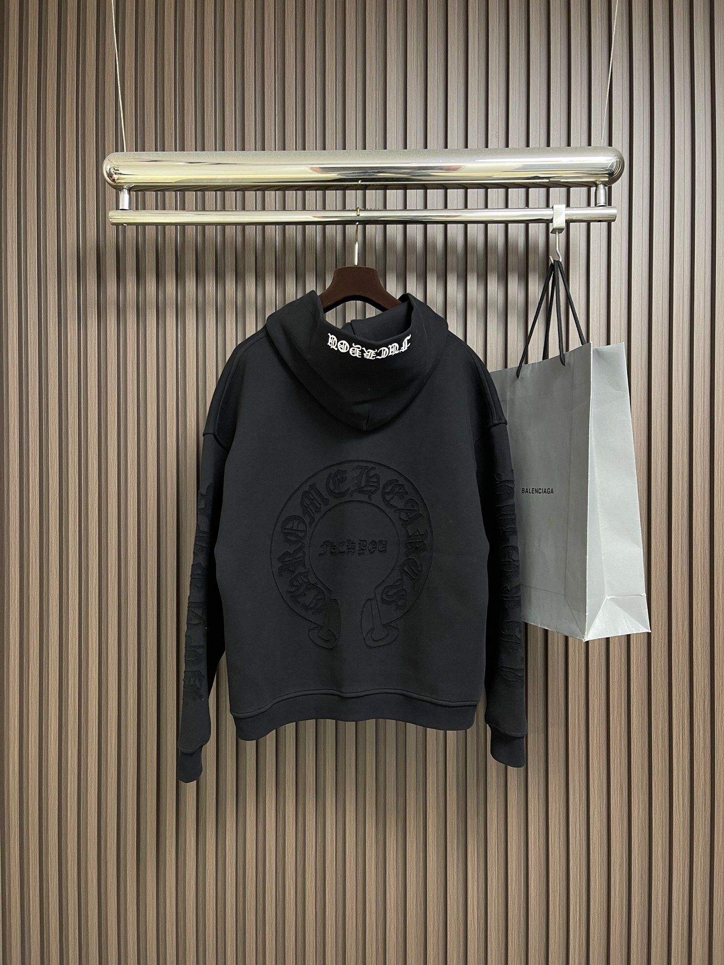 🛒🛒Come Hearts ch 克罗心十字徽标贴布刺绣连帽卫衣 定制重磅堡垒交织空气棉 质感十足 厚重