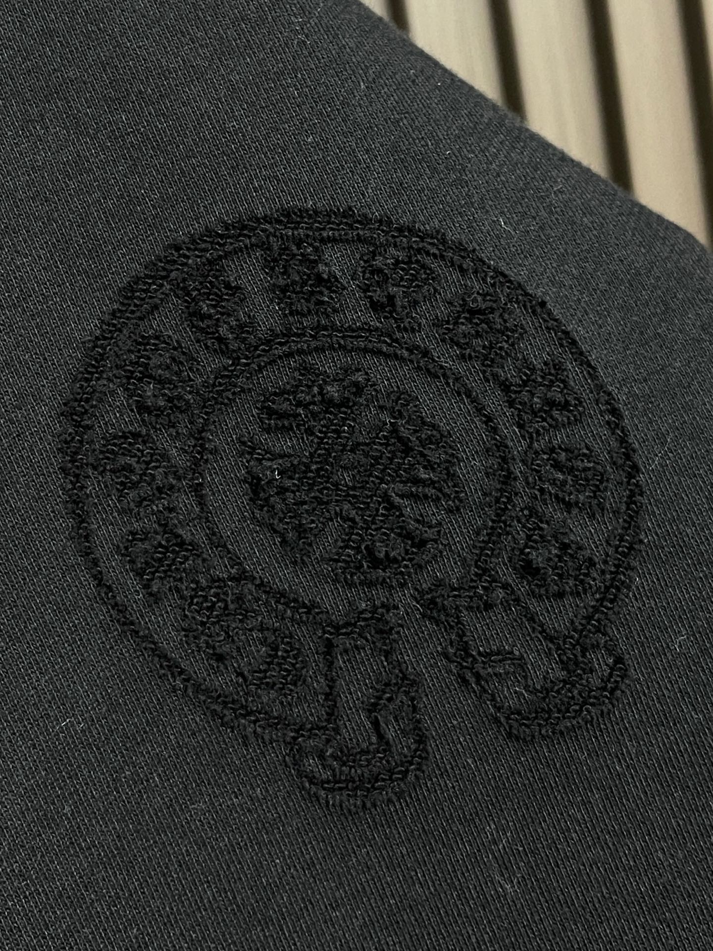 🛒🛒Come Hearts ch 克罗心十字徽标贴布刺绣连帽卫衣 定制重磅堡垒交织空气棉 质感十足 厚重