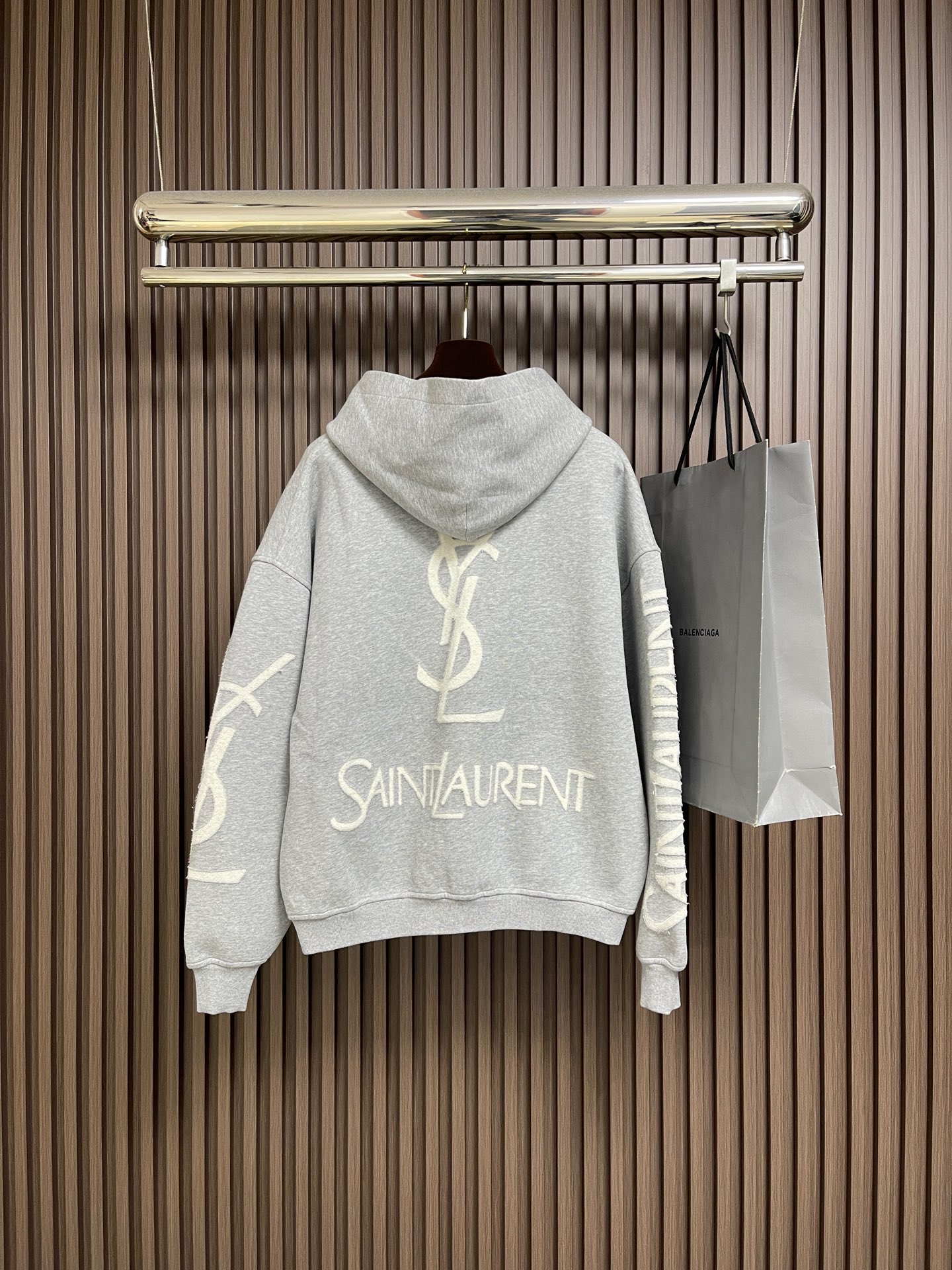 🛒🛒YSL le cassandre连帽卫衣，面料32s单双纱＋21s单纱抓毛底，克重360g，起绒布连