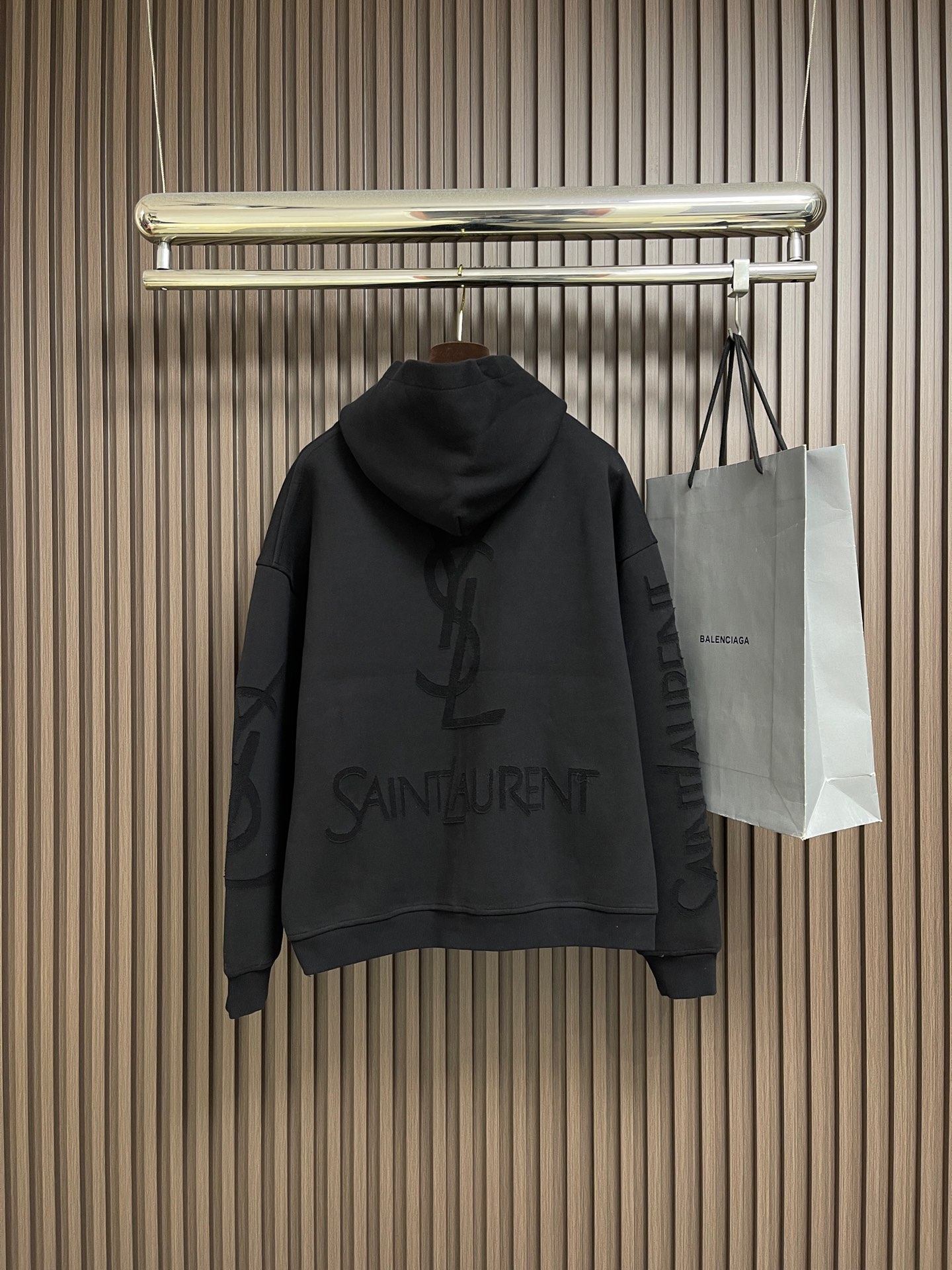 🛒🛒YSL le cassandre连帽卫衣，面料32s单双纱＋21s单纱抓毛底，克重360g，起绒布连