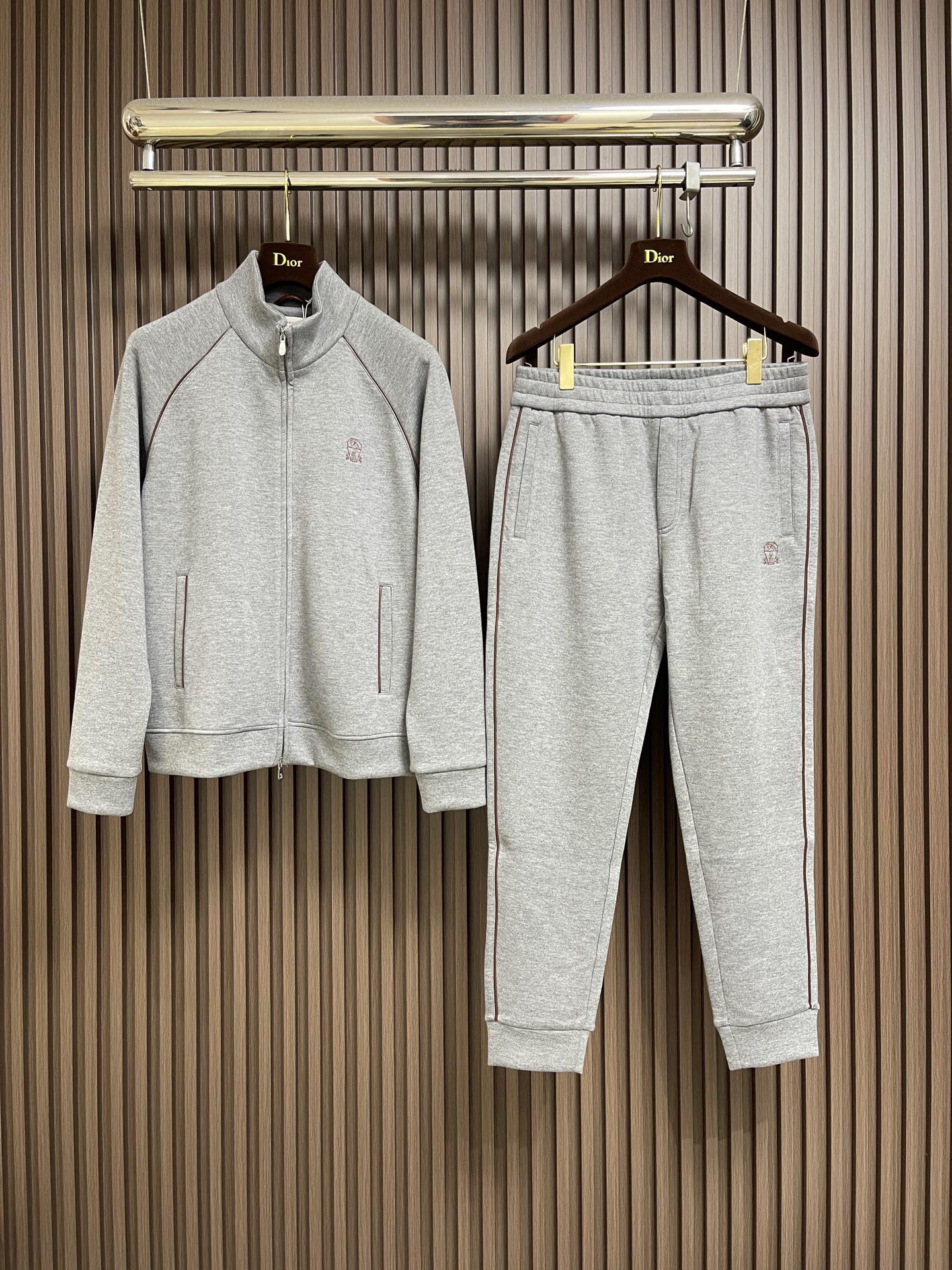 整套出售🛒🛒BC BrunelloCucinelli布鲁内洛．库奇内利 2026SS早春新款拉链外套卫裤