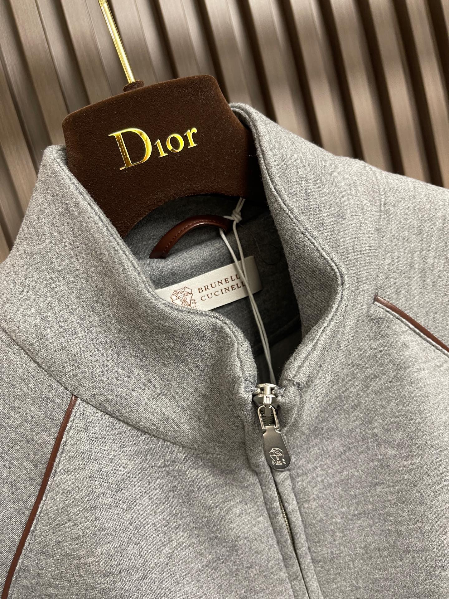 整套出售🛒🛒BC BrunelloCucinelli布鲁内洛．库奇内利 2026SS早春新款拉链外套卫裤