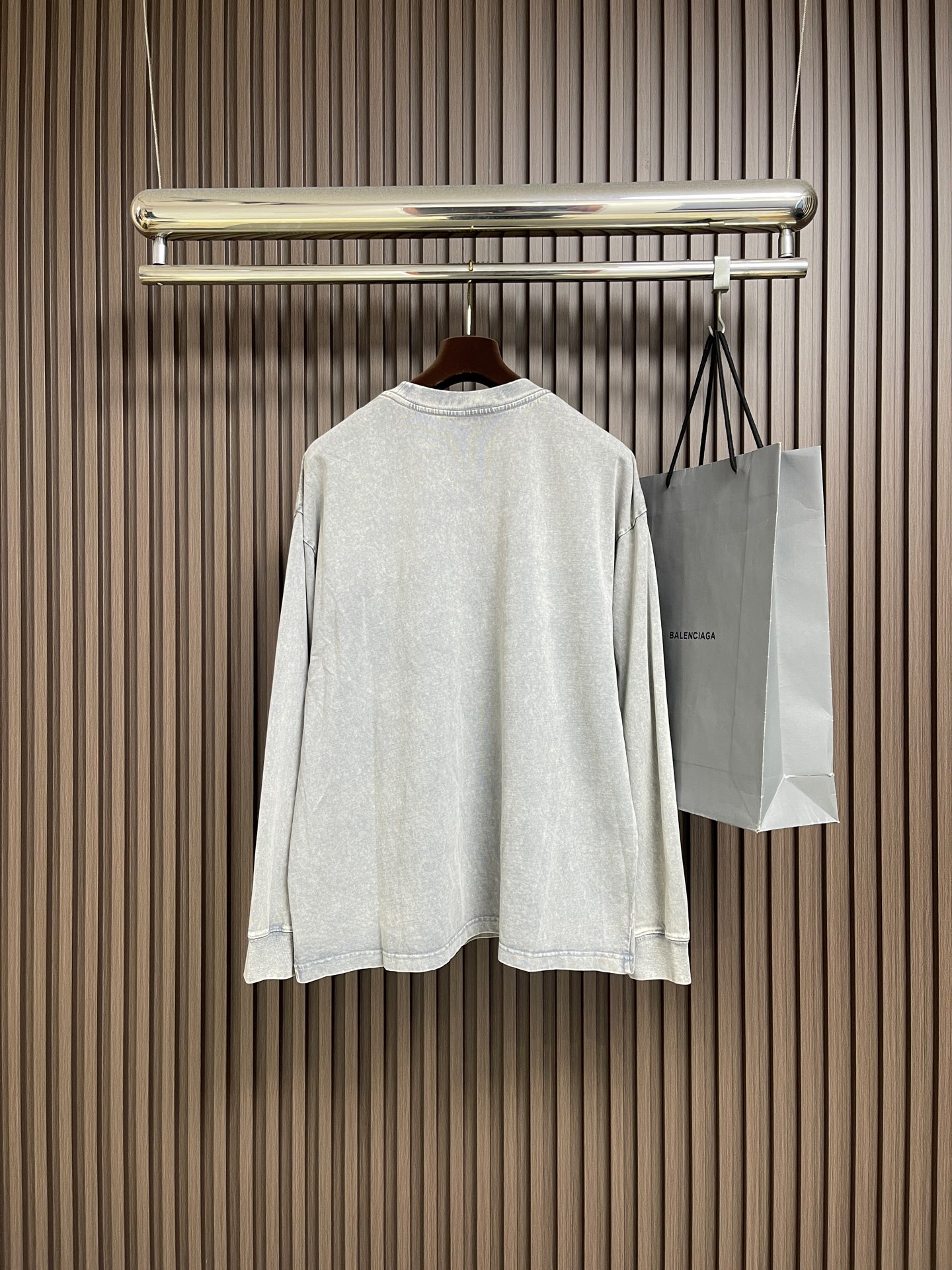 🛒🛒BALENCIAGA 巴黎世家logo标识印花圆领卫衣，定织420G重磅鱼鳞毛圈面料抓绒处理，订染并