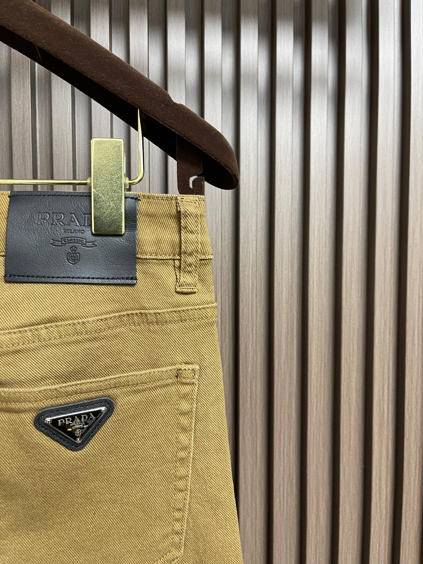 🛒🛒Prada 2026SS早春新款品牌标识牛仔裤 原版定制复刻 客供五金辅料 原单品质 进口牛仔面料重