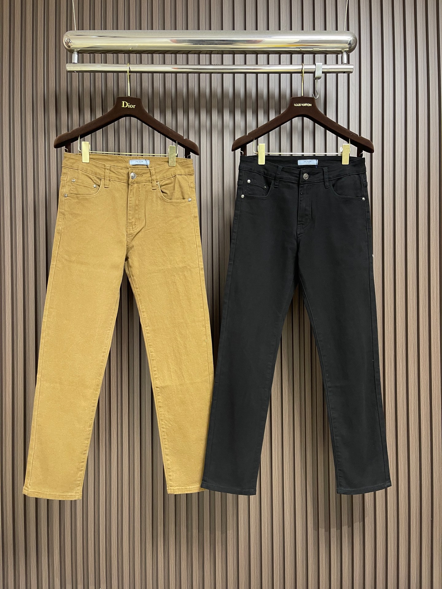 🛒🛒Prada 2026SS早春新款品牌标识牛仔裤 原版定制复刻 客供五金辅料 原单品质 进口牛仔面料重