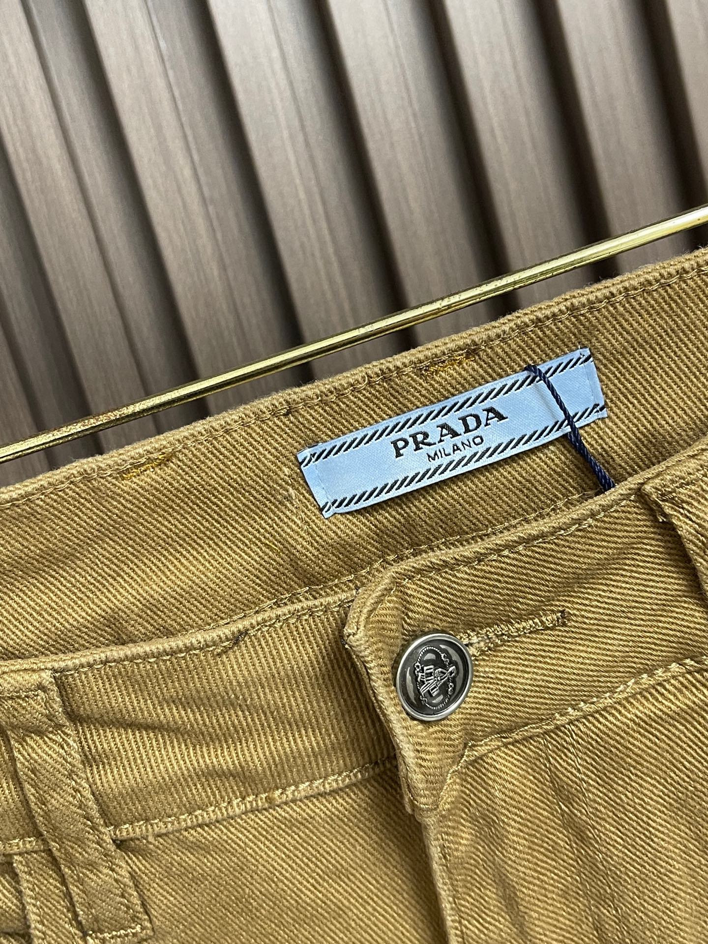 🛒🛒Prada 2026SS早春新款品牌标识牛仔裤 原版定制复刻 客供五金辅料 原单品质 进口牛仔面料重