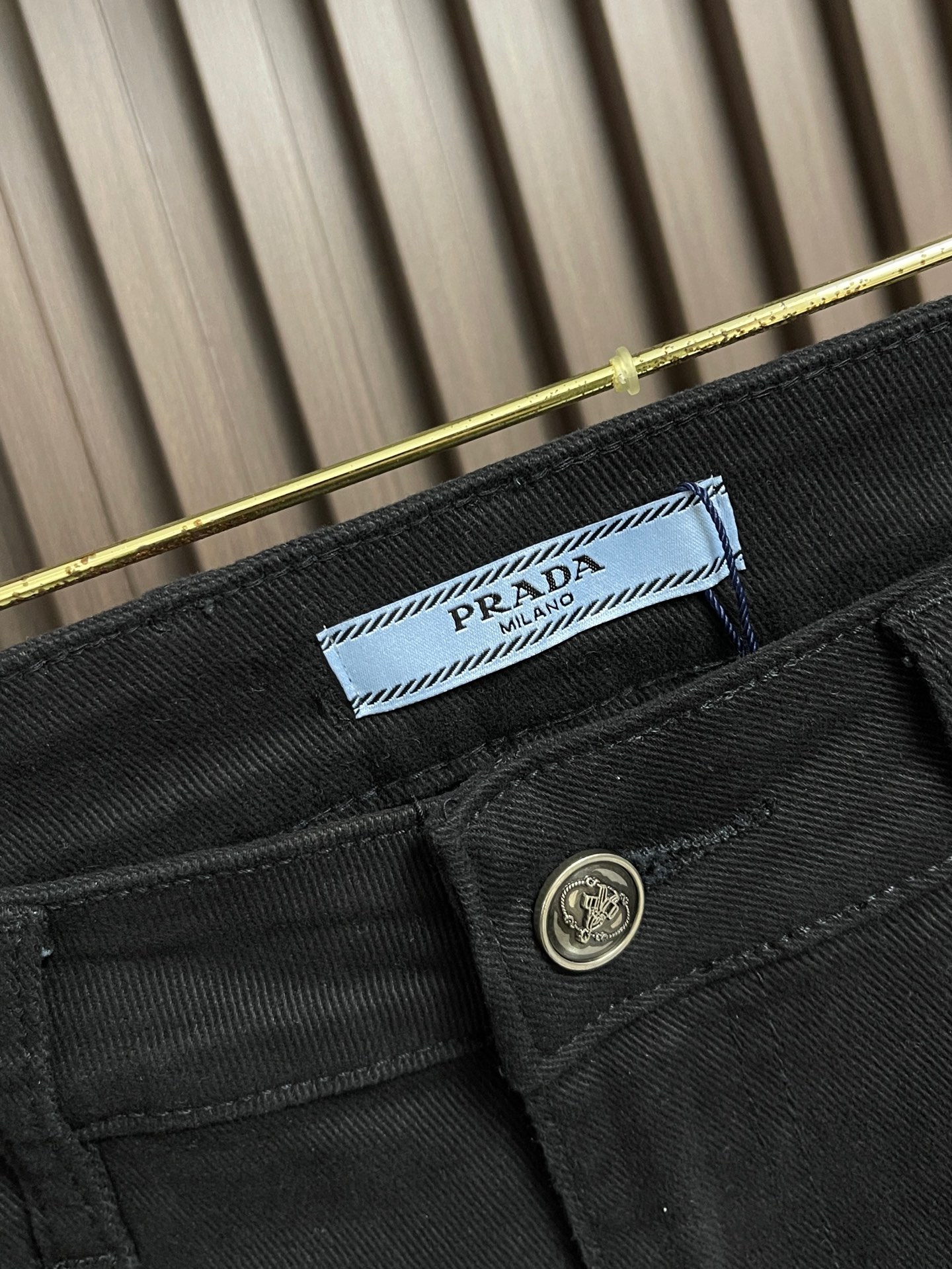 🛒🛒Prada 2026SS早春新款品牌标识牛仔裤 原版定制复刻 客供五金辅料 原单品质 进口牛仔面料重