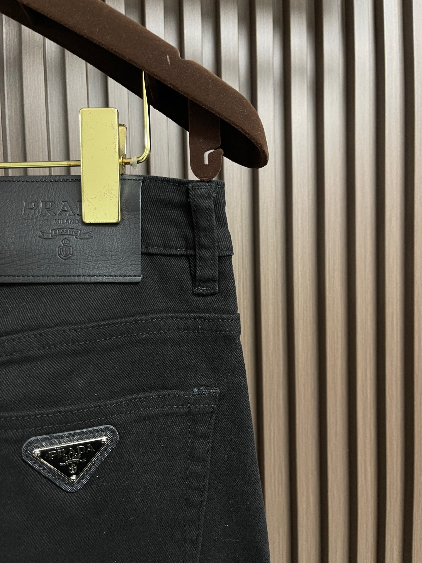 🛒🛒Prada 2026SS早春新款品牌标识牛仔裤 原版定制复刻 客供五金辅料 原单品质 进口牛仔面料重