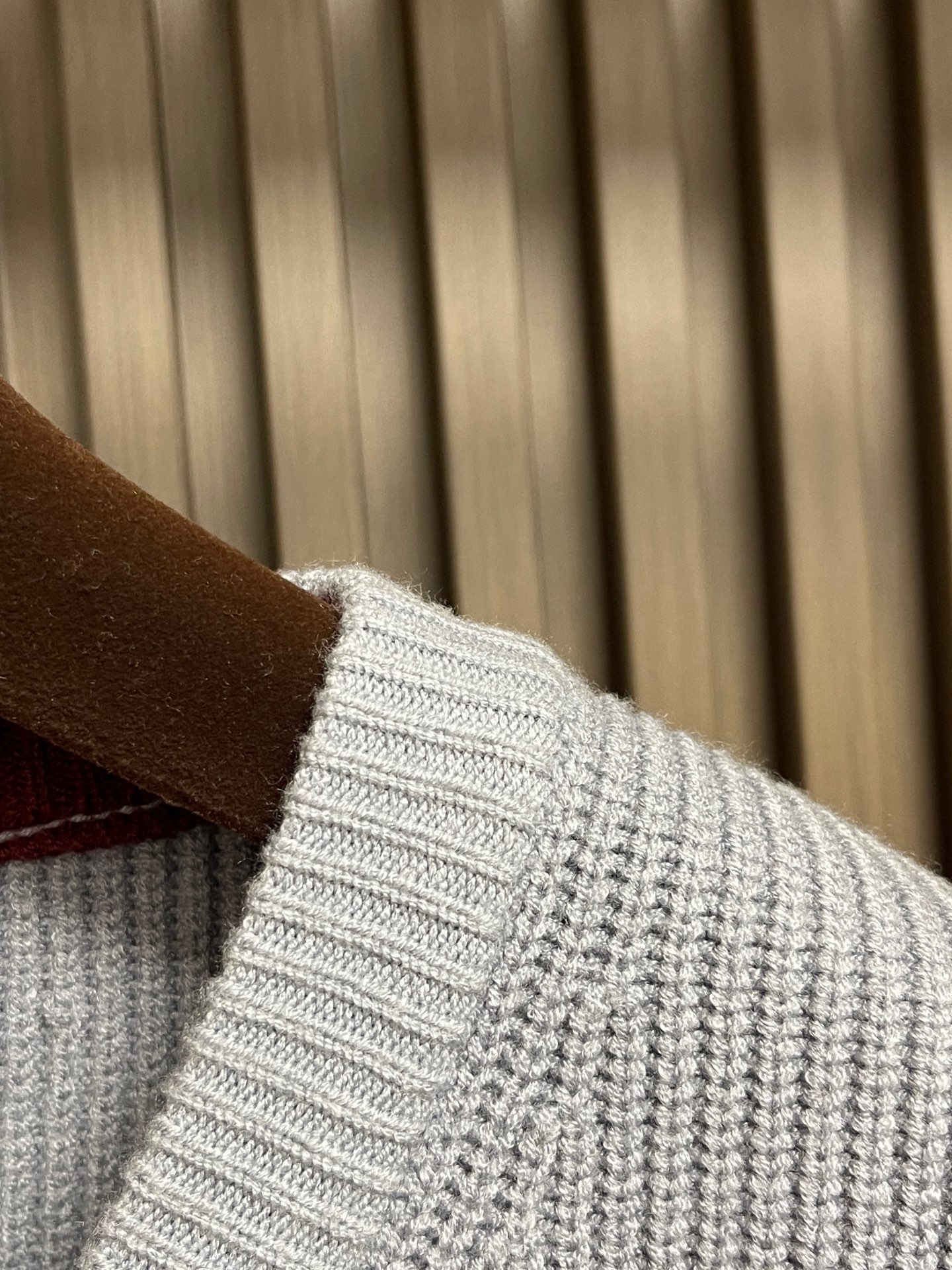 🛒🛒Gucci 2025ss新款罗纹针织开衫，早秋系列革新诠释温暖面料，融蕴传统和现代廓形，缔就精致休闲